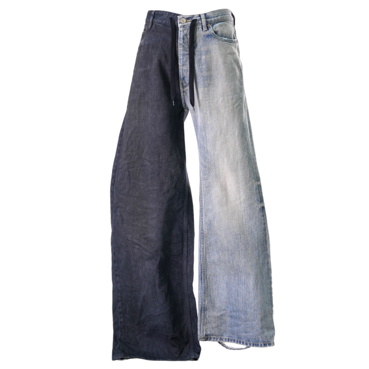 FIFTY-FIFTY PANTS / 2632:HGREY/OUTBLACK BLUE