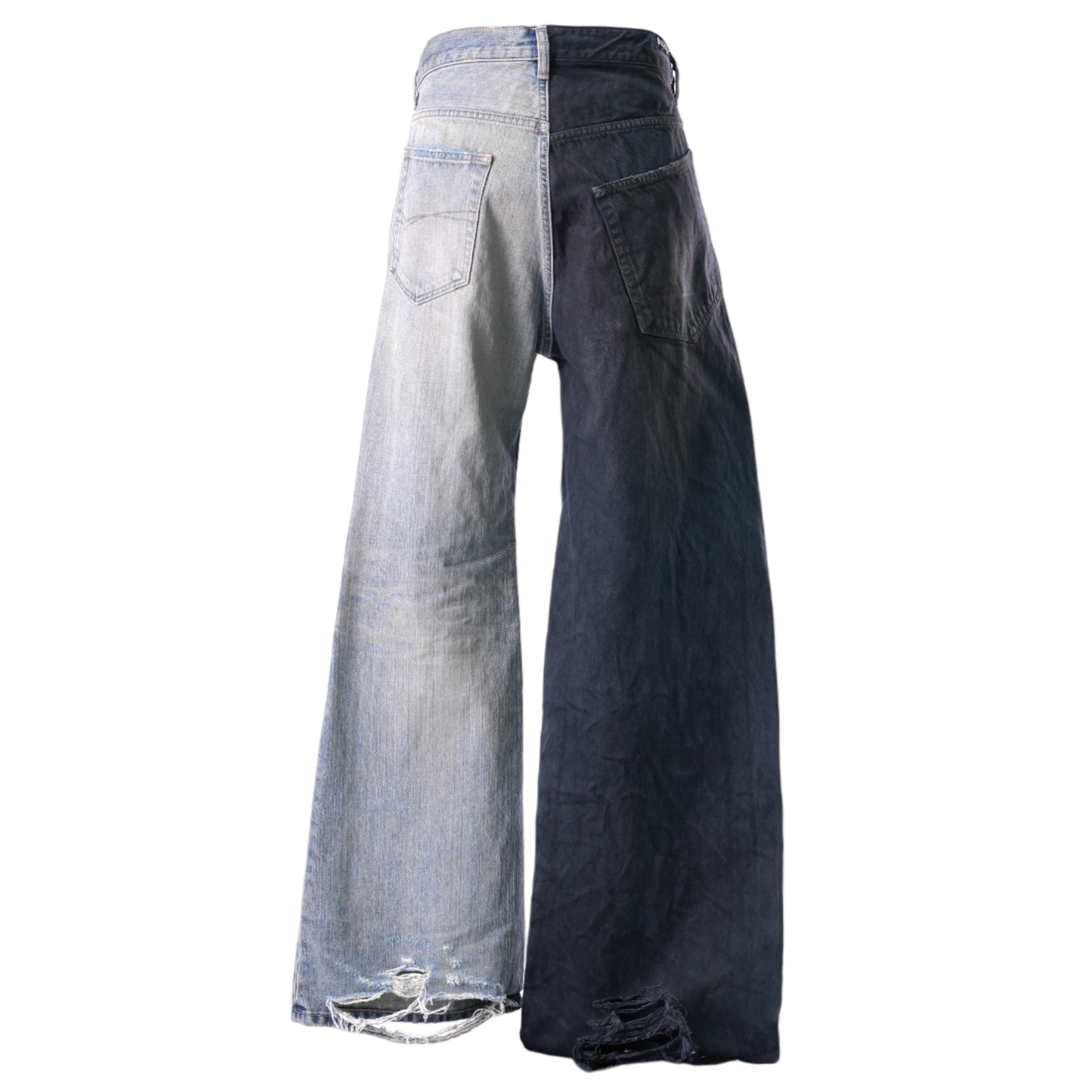 FIFTY-FIFTY PANTS / 2632:HGREY/OUTBLACK BLUE