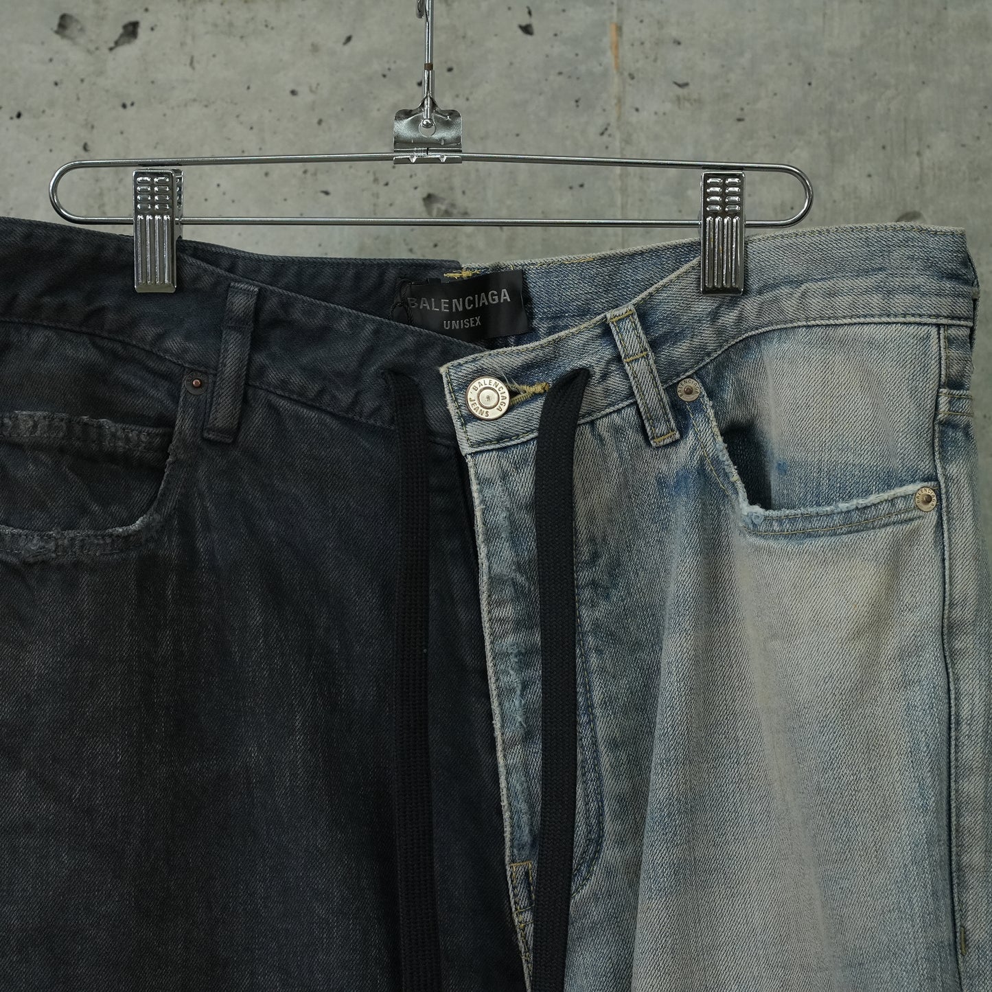 FIFTY-FIFTY PANTS / 2632:HGREY/OUTBLACK BLUE