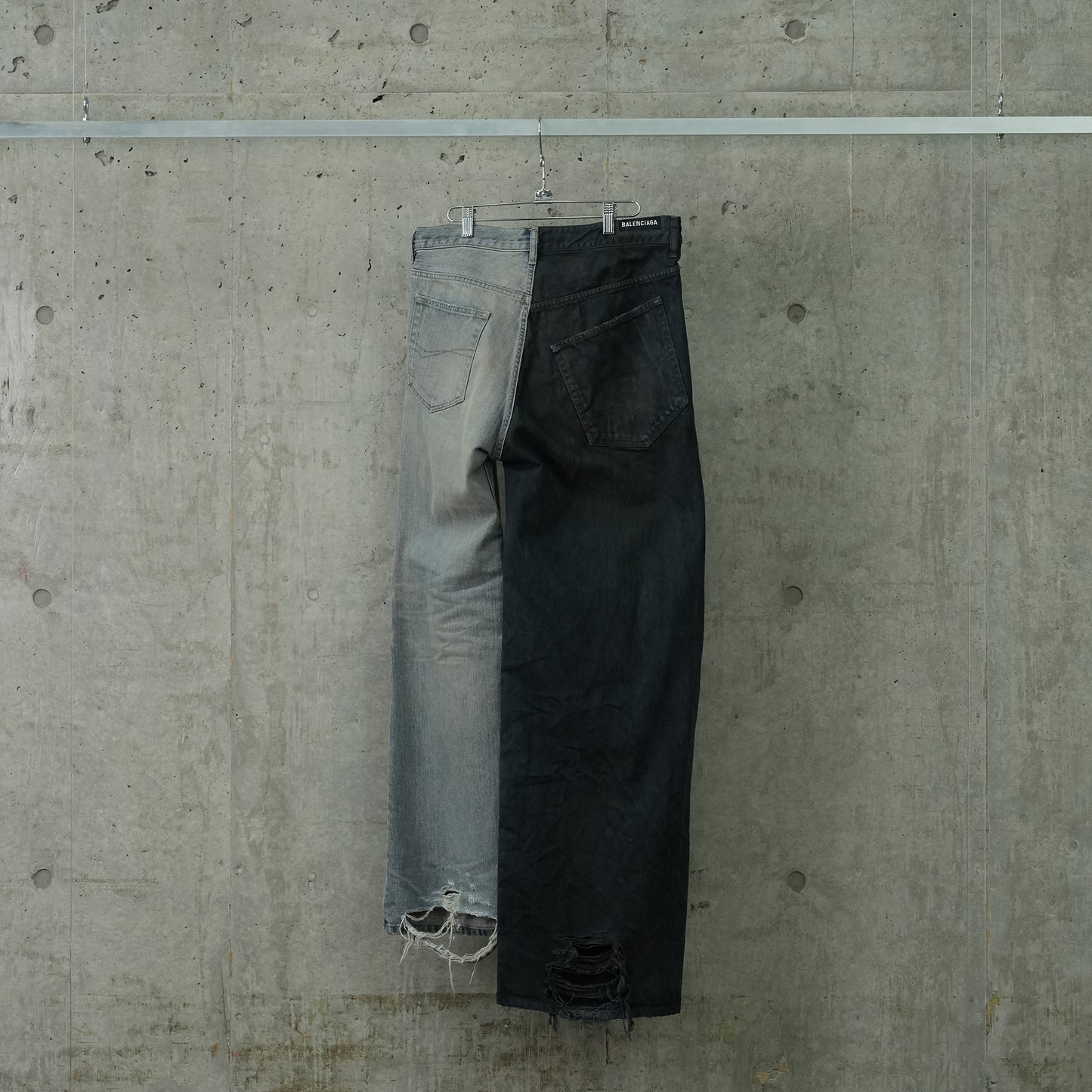 FIFTY-FIFTY PANTS / 2632:HGREY/OUTBLACK BLUE