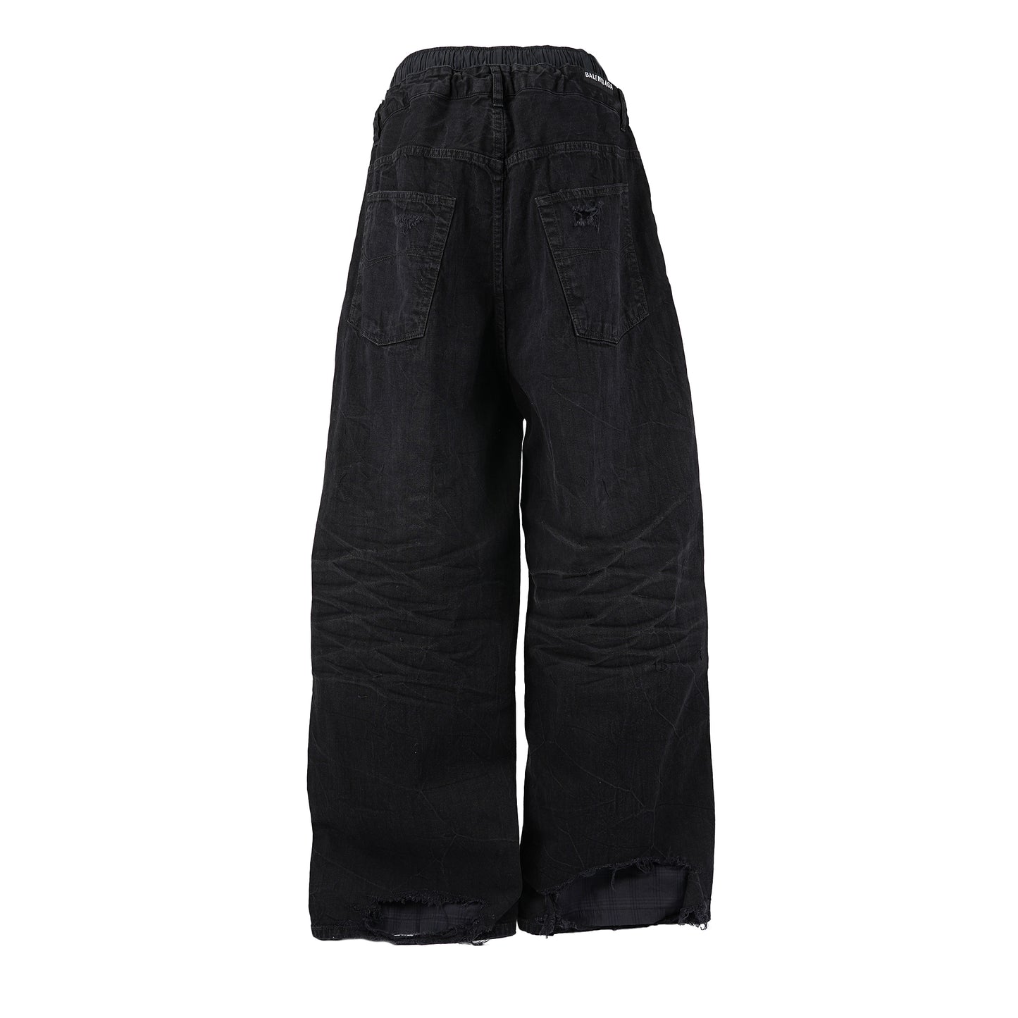 PATCHWORK PYJAMA PANTS / 1071:LIGHTWEIGHT BLACK