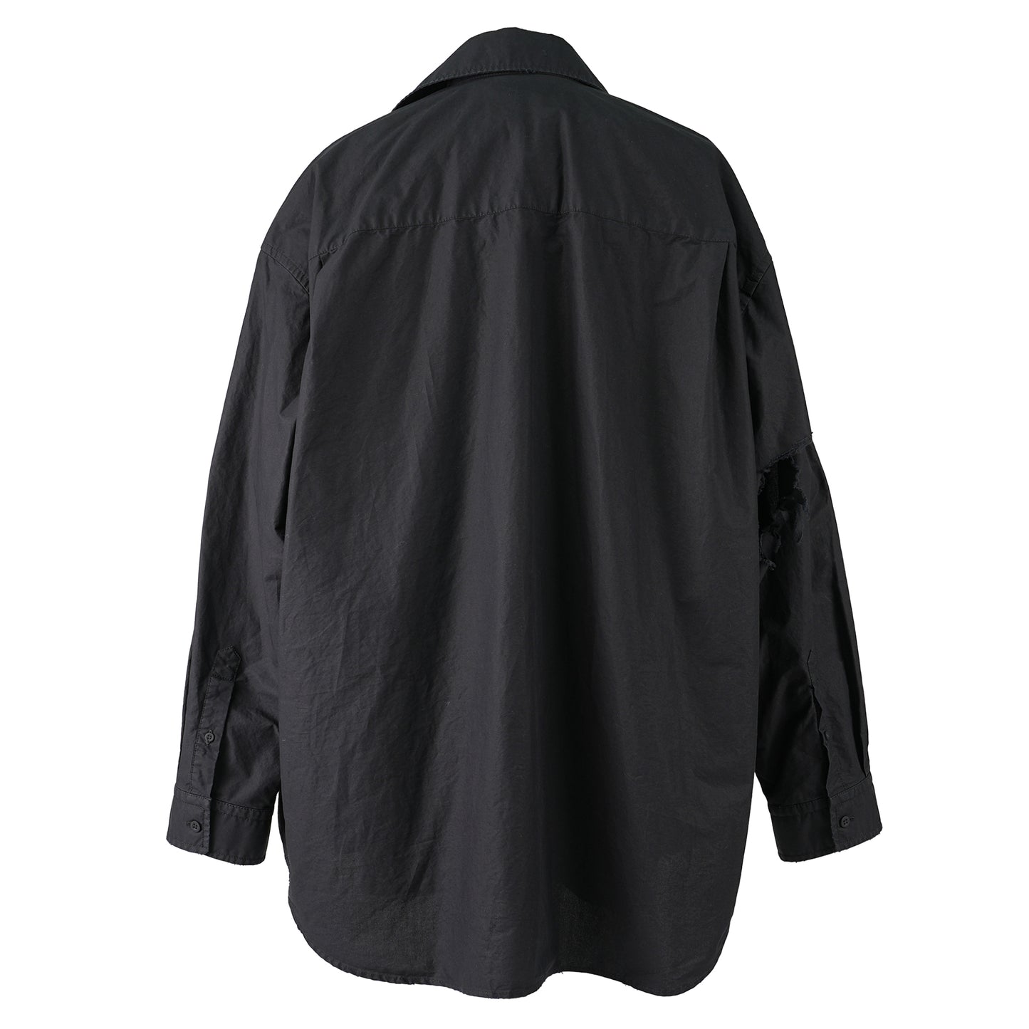 L/S LAYERED SHIRT / 1000:BLACK