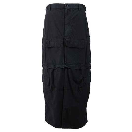 MAXI CARGO SKIRT / 1000:BLACK