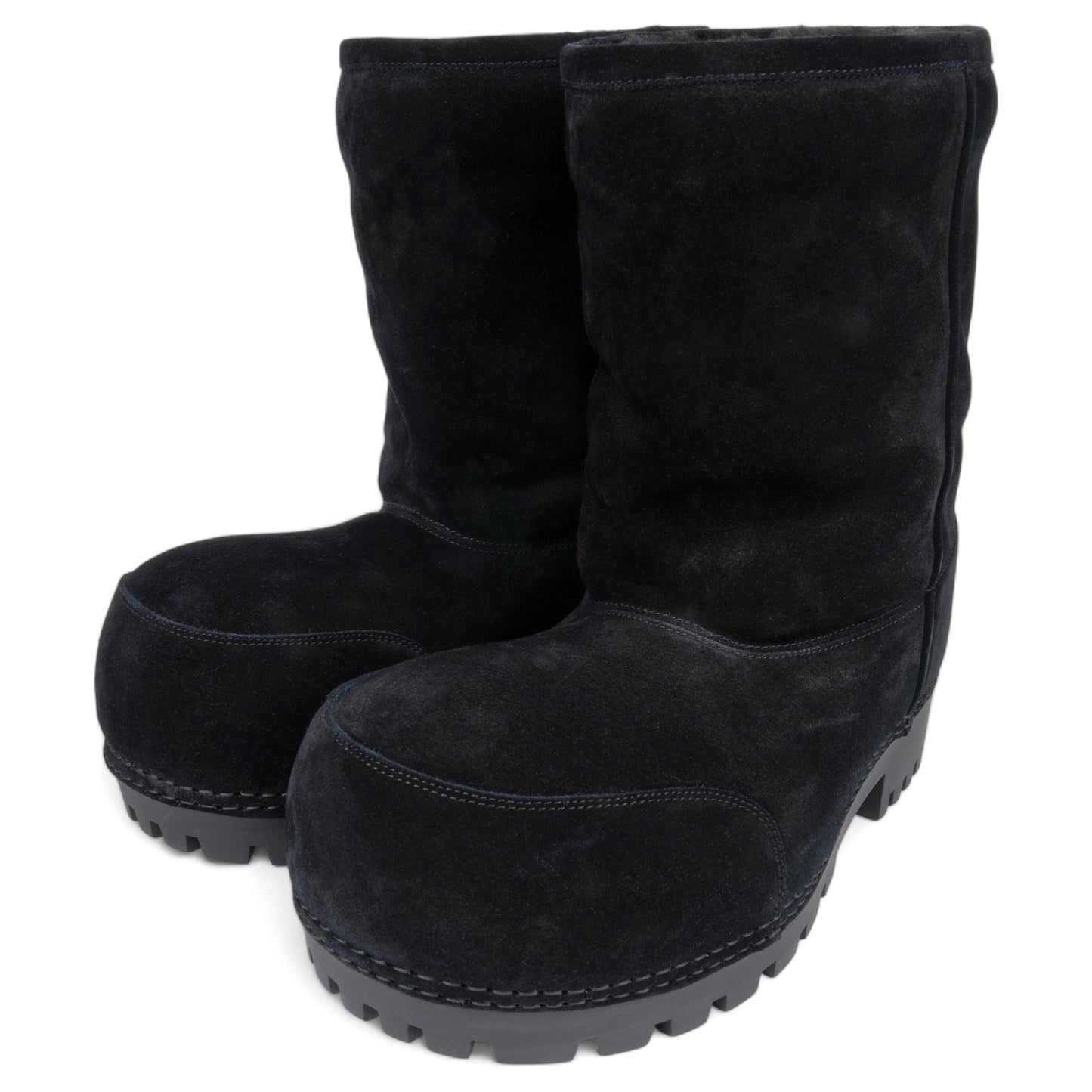 ALASKA FUR LOW BOOT SUE/SHE / 1000:BLACK