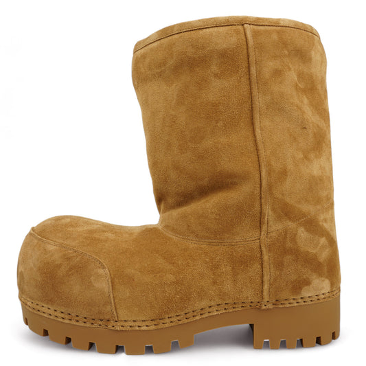 ALASKA FUR LOW BOOT SUE/SHE / 2200:BROWN/WHITE