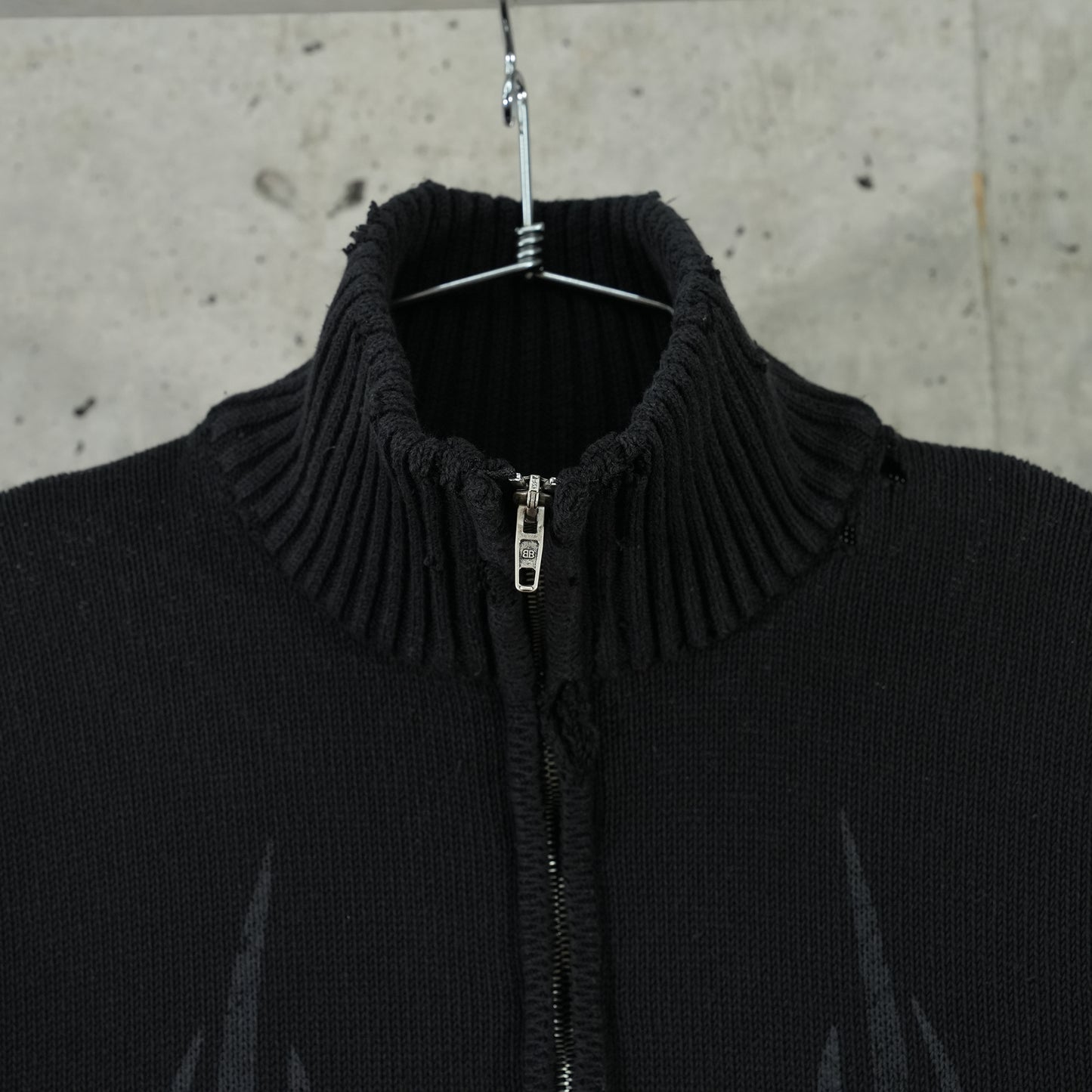 ZIP-UP CARDIGAN / 1000:BLACK