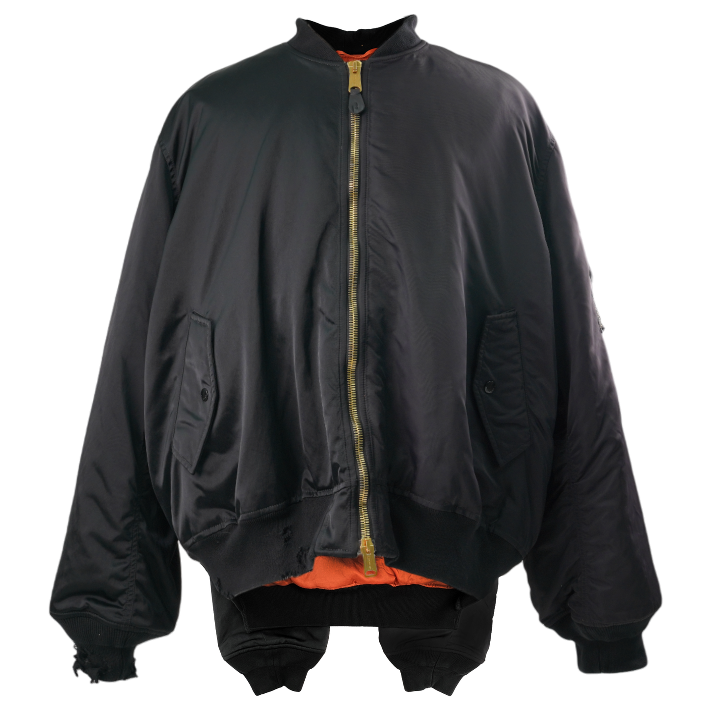 DOUBLE SLEEVE BOMBER / 1000:BLACK