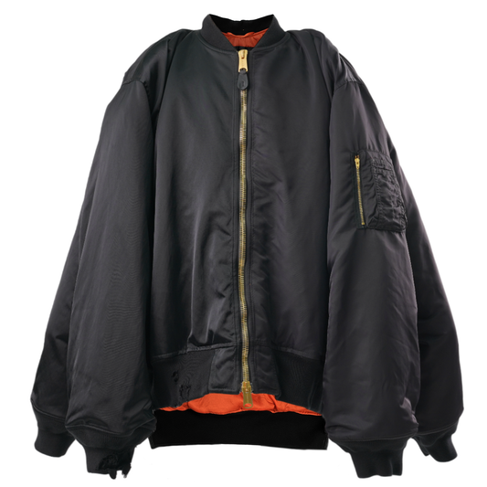 DOUBLE SLEEVE BOMBER / 1000:BLACK