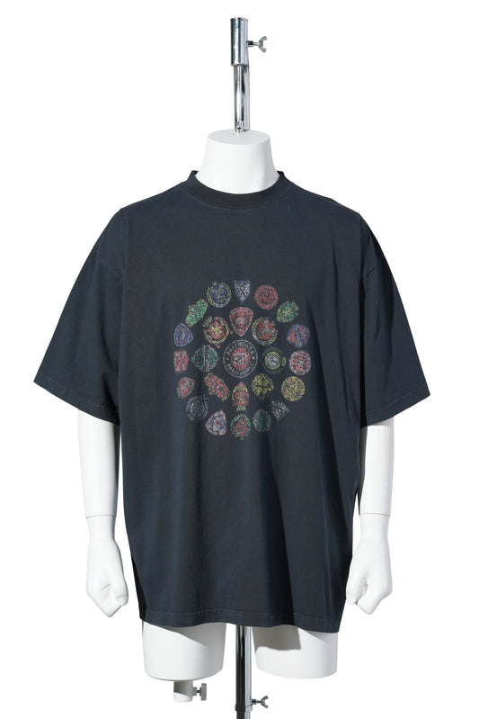 MEDIUM FIT T-SHIRT / 1041:FADED WASHED BLACK