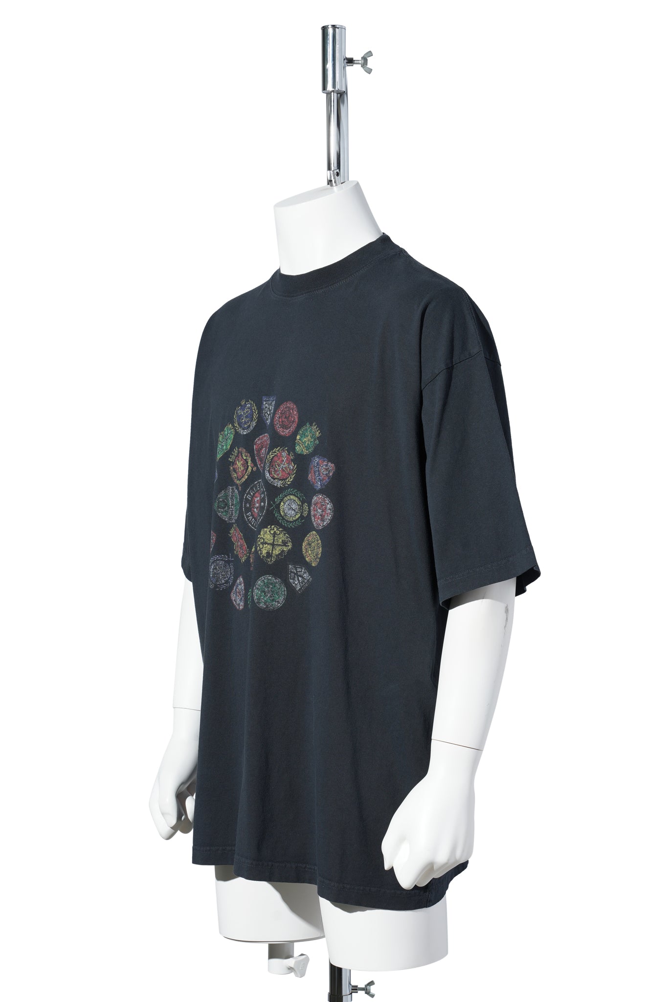 MEDIUM FIT T-SHIRT / 1041:FADED WASHED BLACK