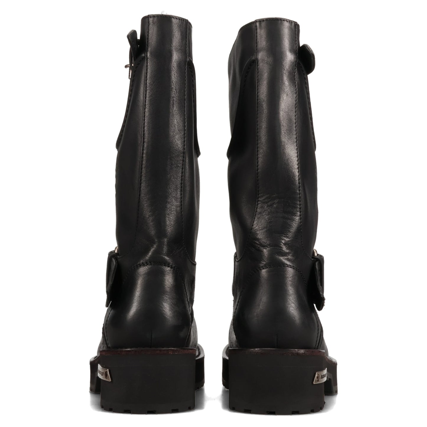 VENOM BOOTIE LEATHER/BUCKLES / 1080:BLACK/SILVER