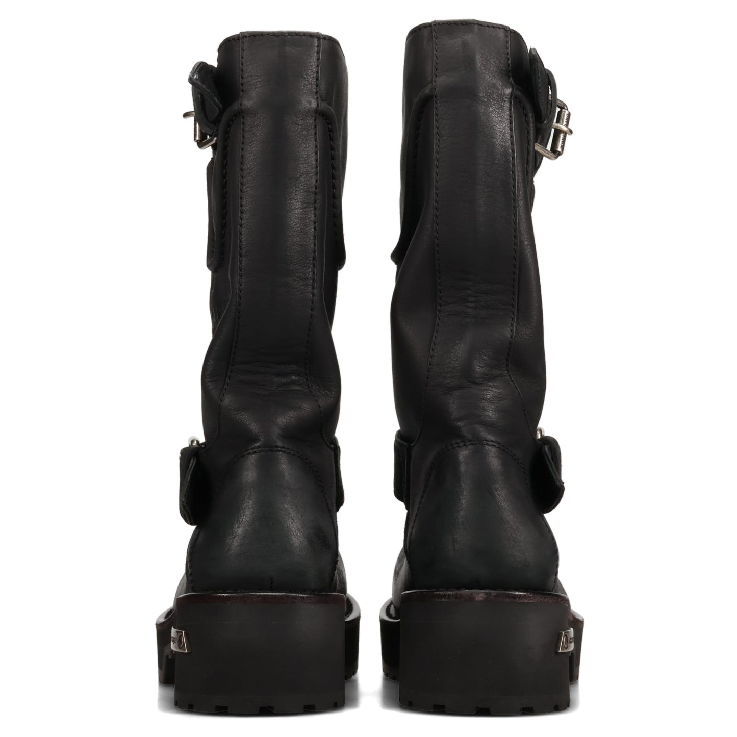 VENOM BOOTIE LEATHER/BUCKLES / 1080:BLACK/SILVER