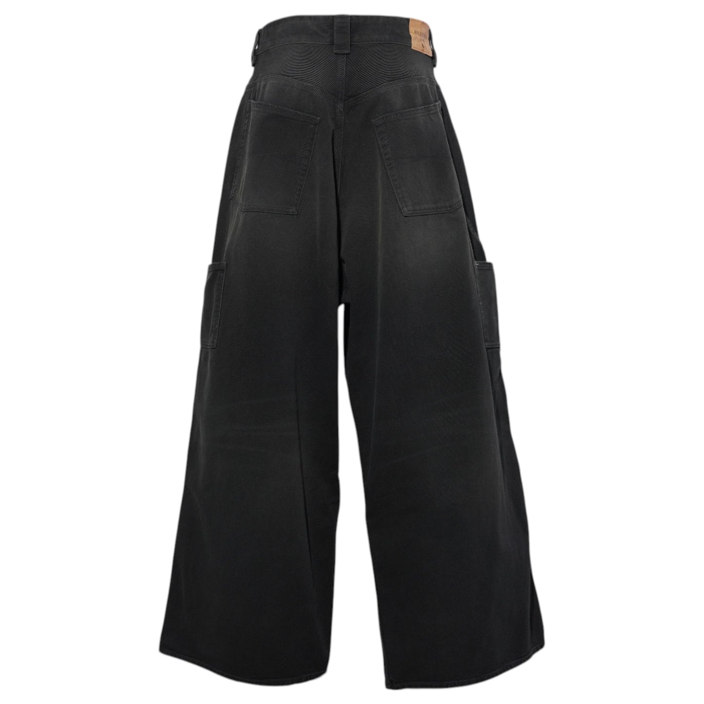 RIPPED OFF BAGGY PANTS / 8582:BLACK/GREEN/RED