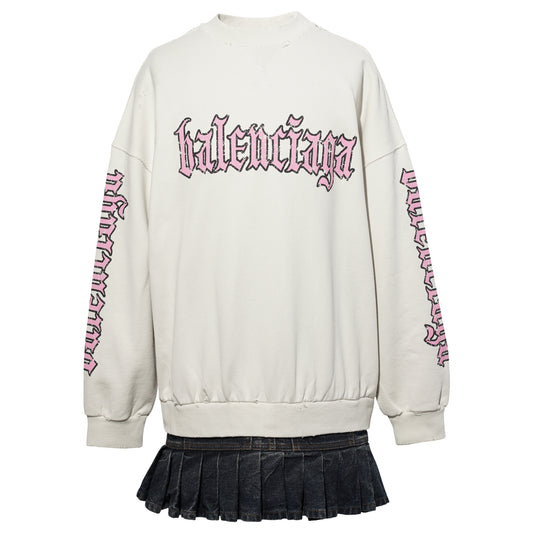 HYBRID DRESS / 9012:DIRTY WHITE