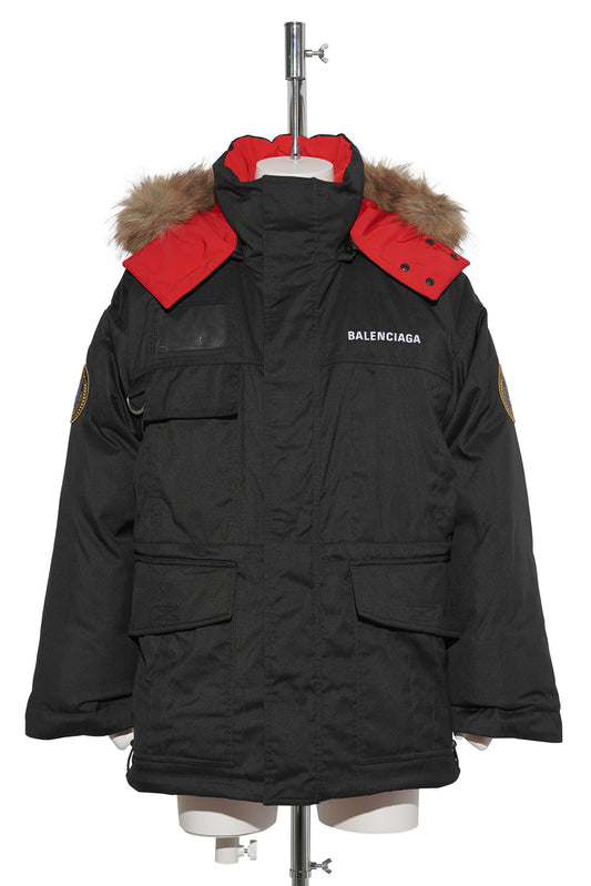 REVERSIBLE PARKA PUFFER / 1000:BLACK