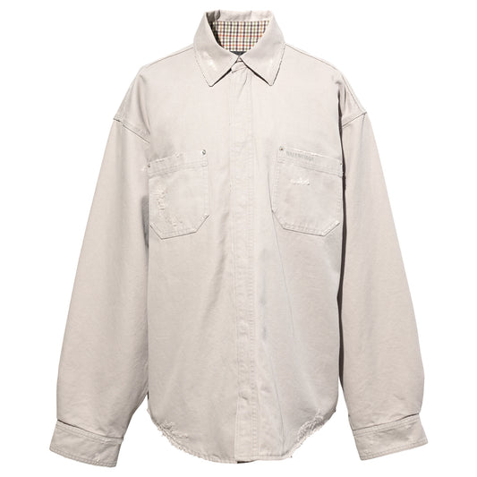 WORKWEAR OVERSHIRT / 1400:LIGHT GREY