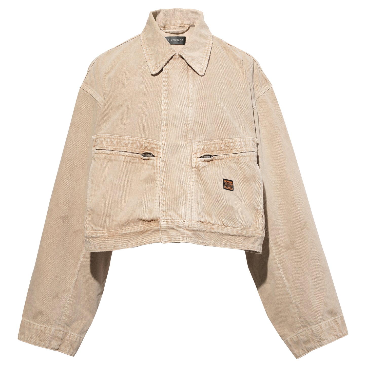CROPPED WORKWEAR JACKET / 9501:BEIGE