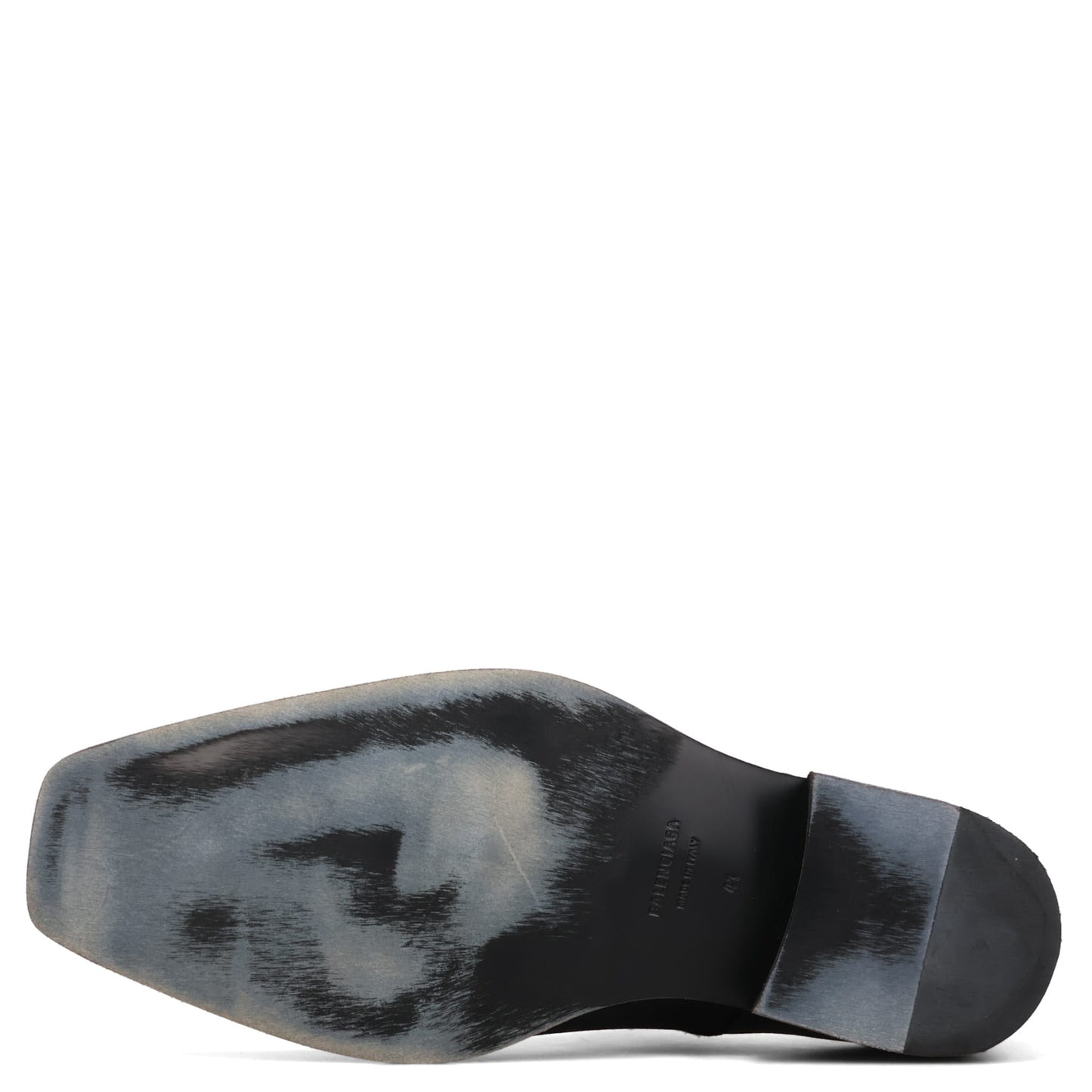 MONK EXT S.WORNOUT CALFSKIN/MET / 1081:BLACK/AGED SILVER