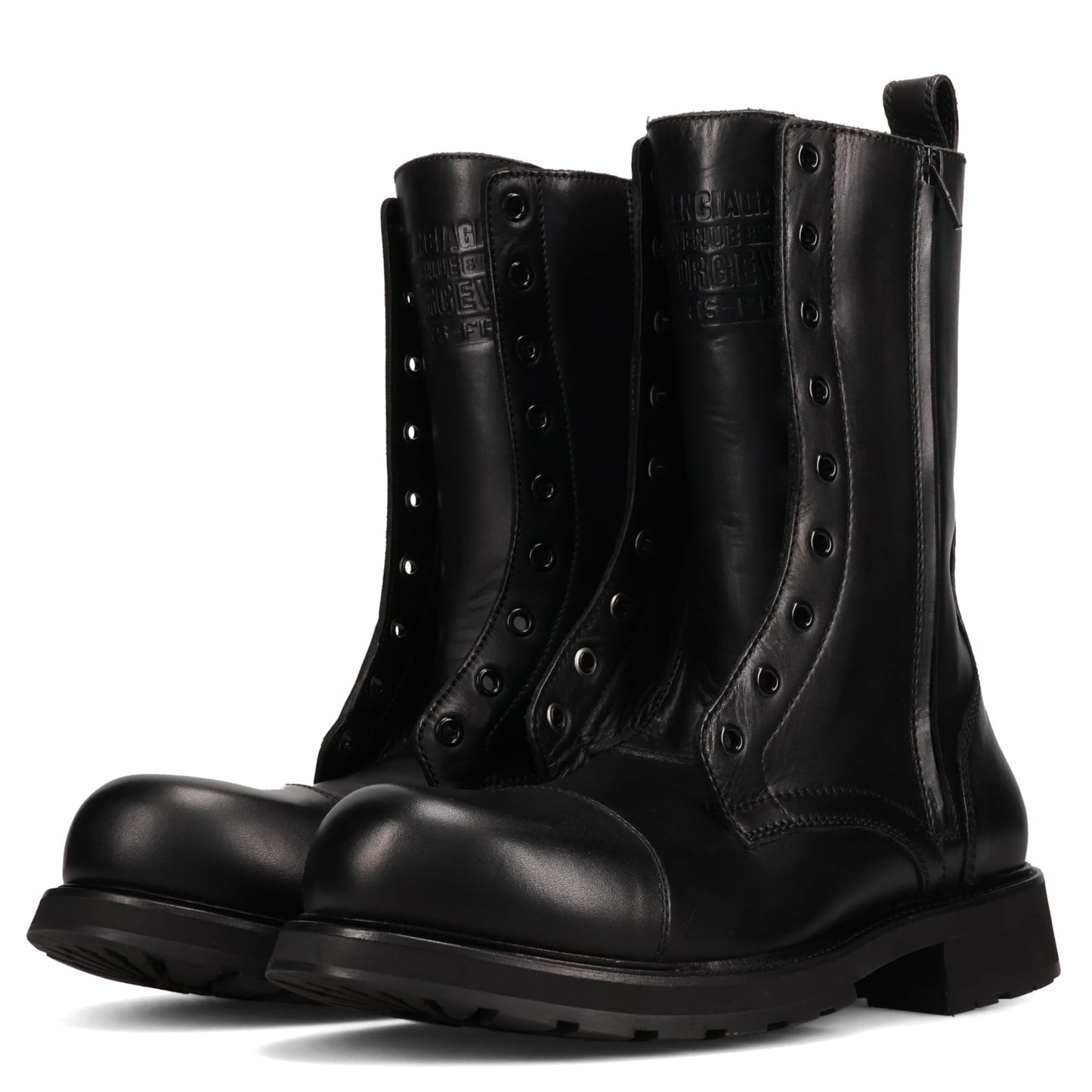 TRUCK LACEUP BOOT SOFT LEAT / 1000:BLACK