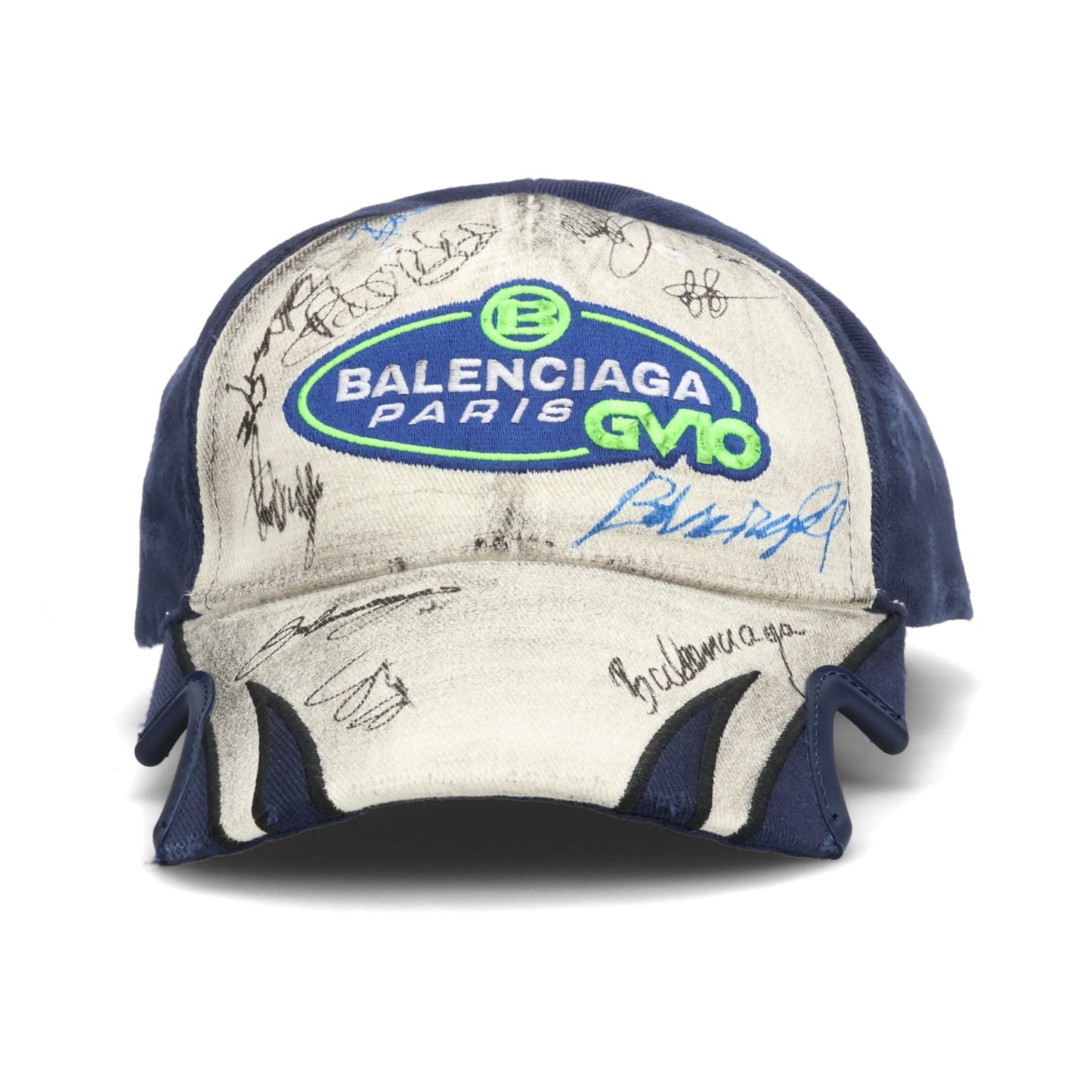 SCRIBBLE CAP / 9168:DIRTY WHITE/BLUE