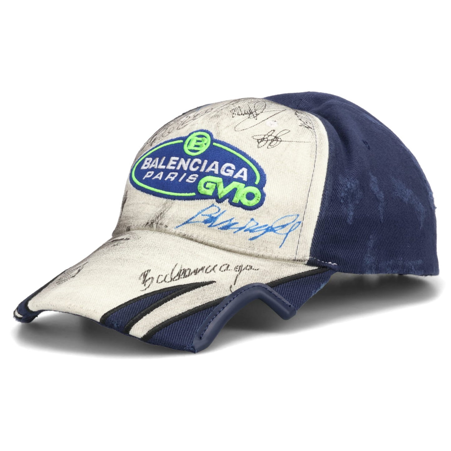 SCRIBBLE CAP / 9168:DIRTY WHITE/BLUE
