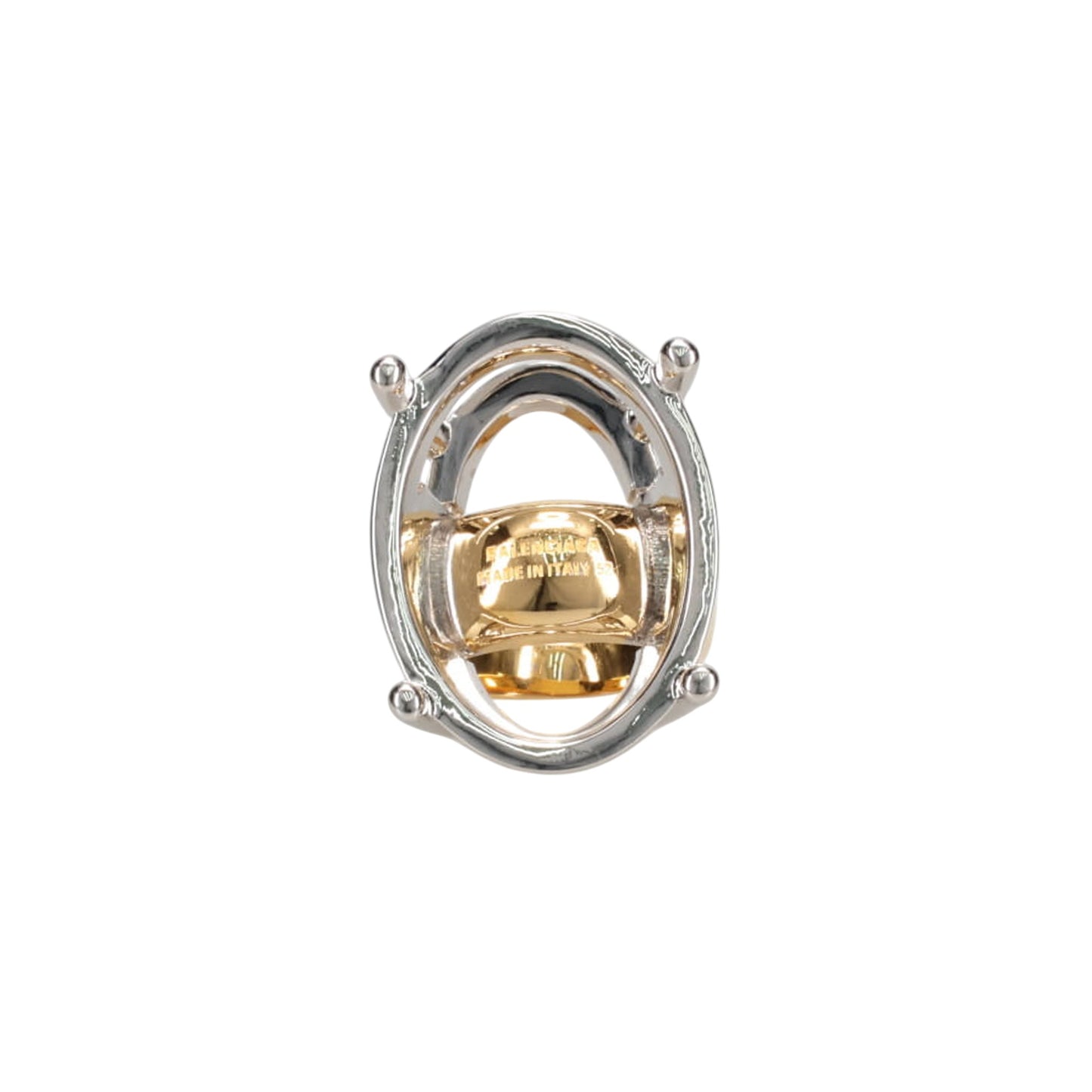FRAME OVAL RING / 8353:SH SILVER/SH GOLD