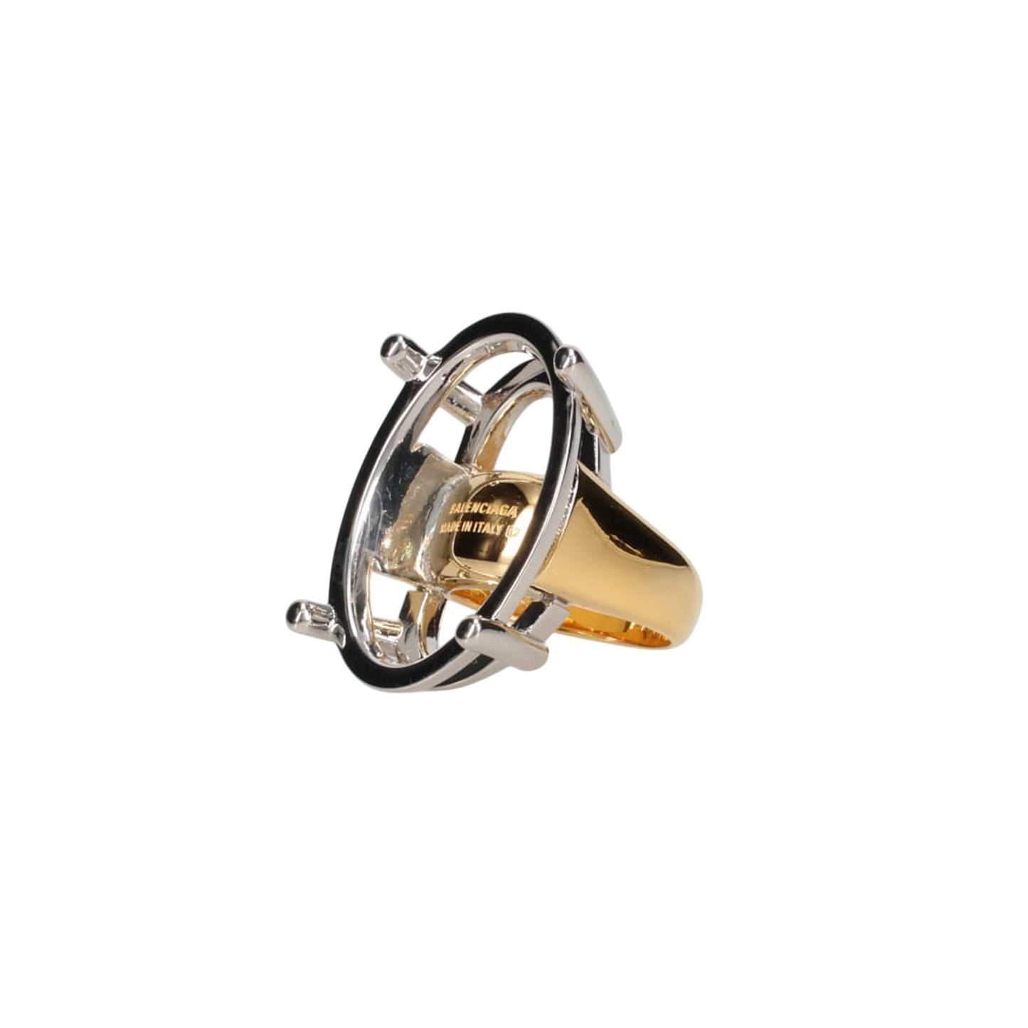 FRAME OVAL RING / 8353:SH SILVER/SH GOLD