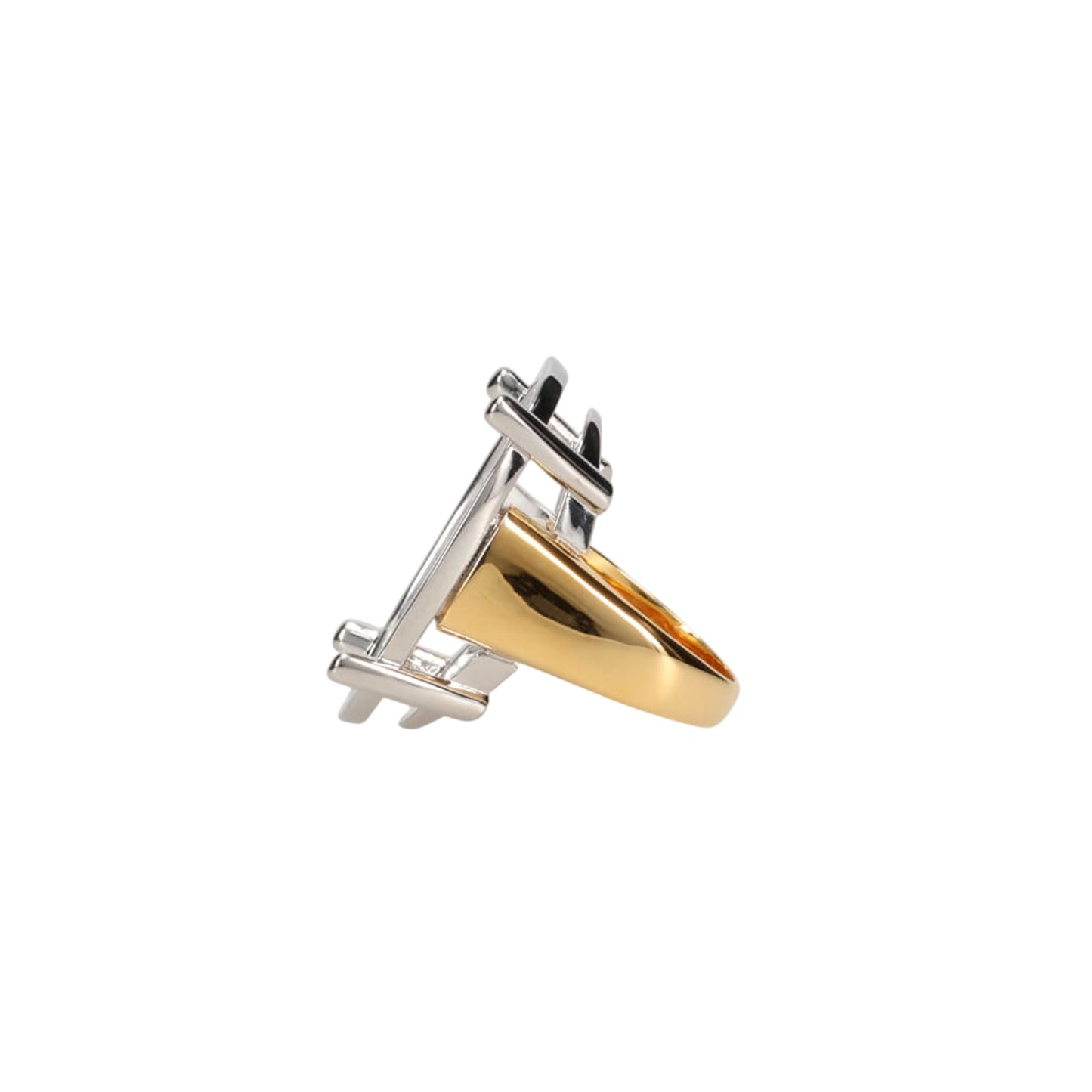 FRAME OVAL RING / 8353:SH SILVER/SH GOLD