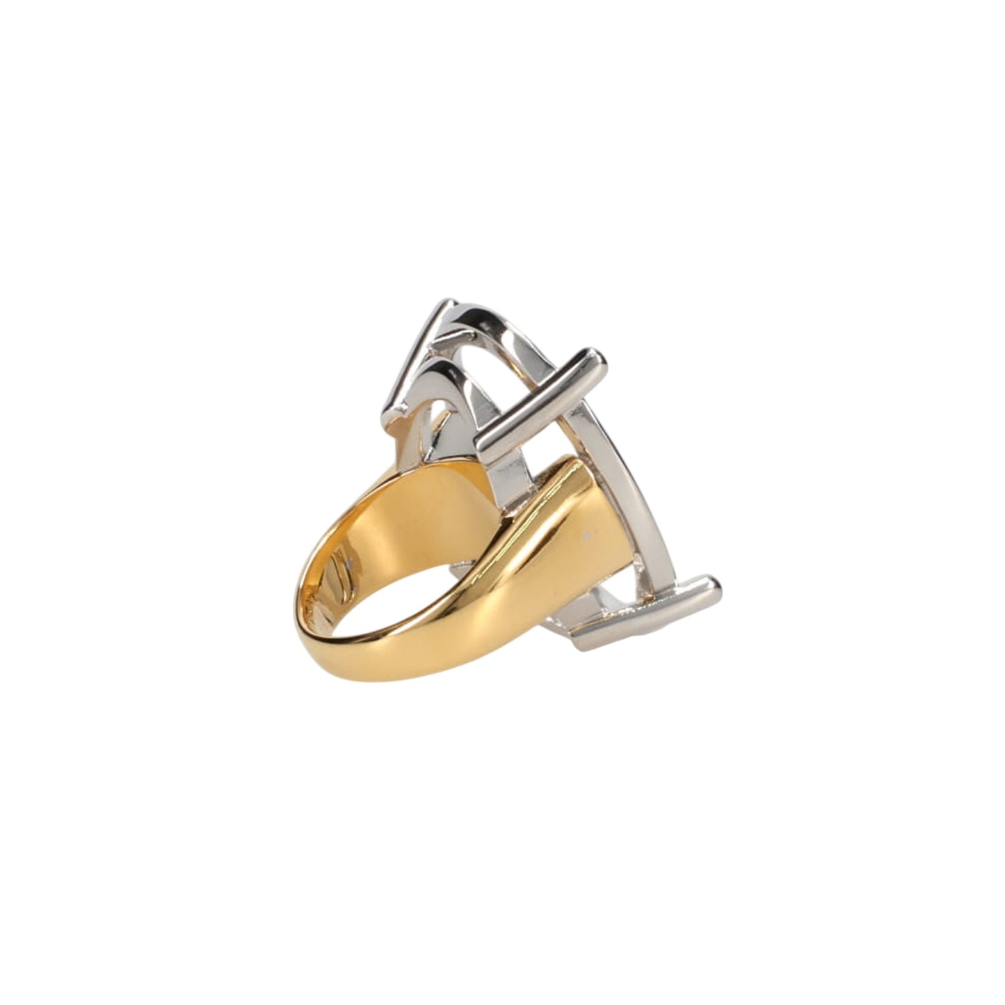 FRAME OVAL RING / 8353:SH SILVER/SH GOLD