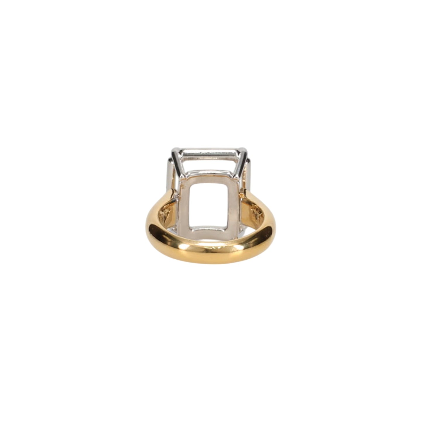 FRAME SQUARE RING / 8353:SH SILVER/SH GOLD