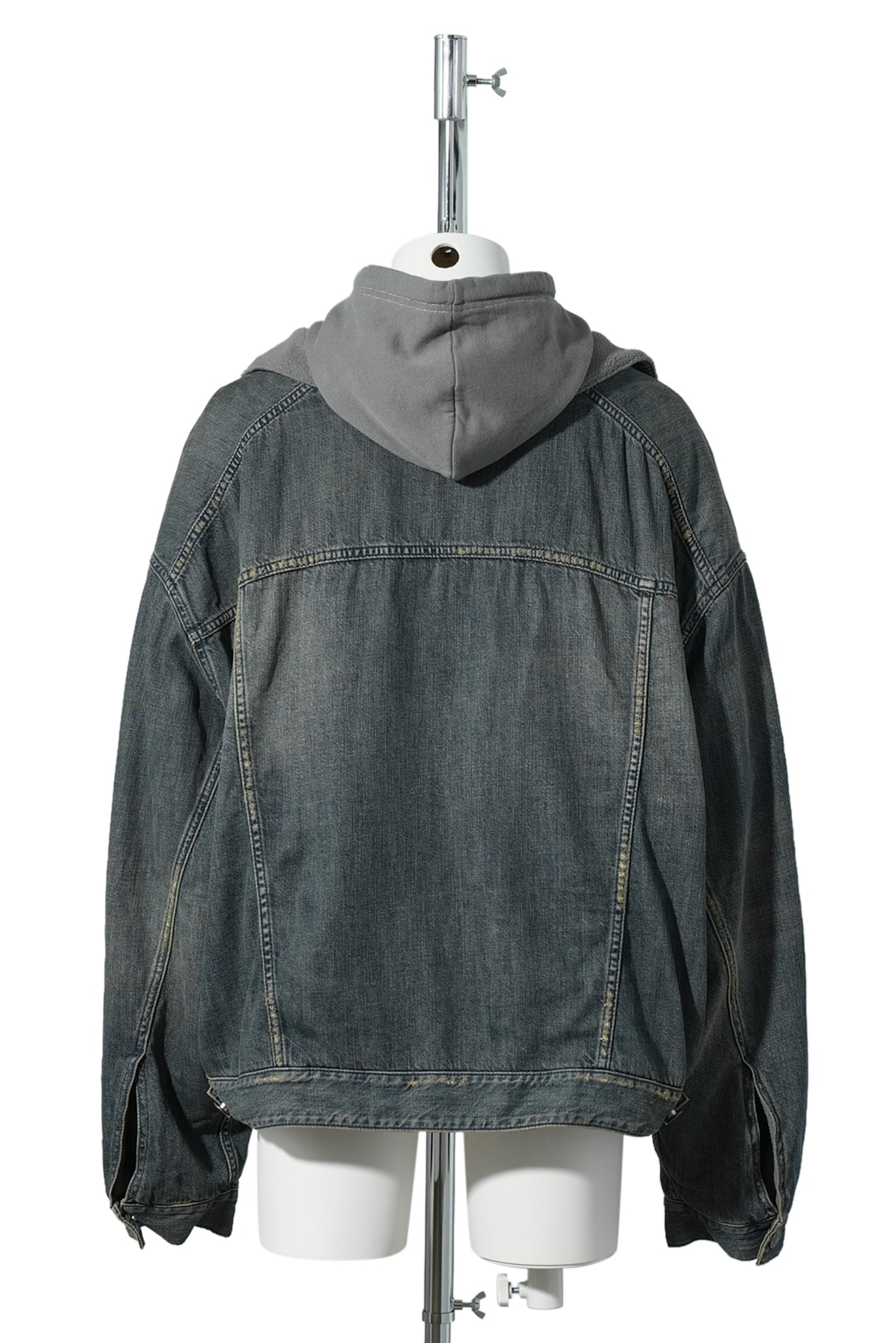 LAYERED LINED JACKET / 3394:NAVY/GREEN/YELLOW