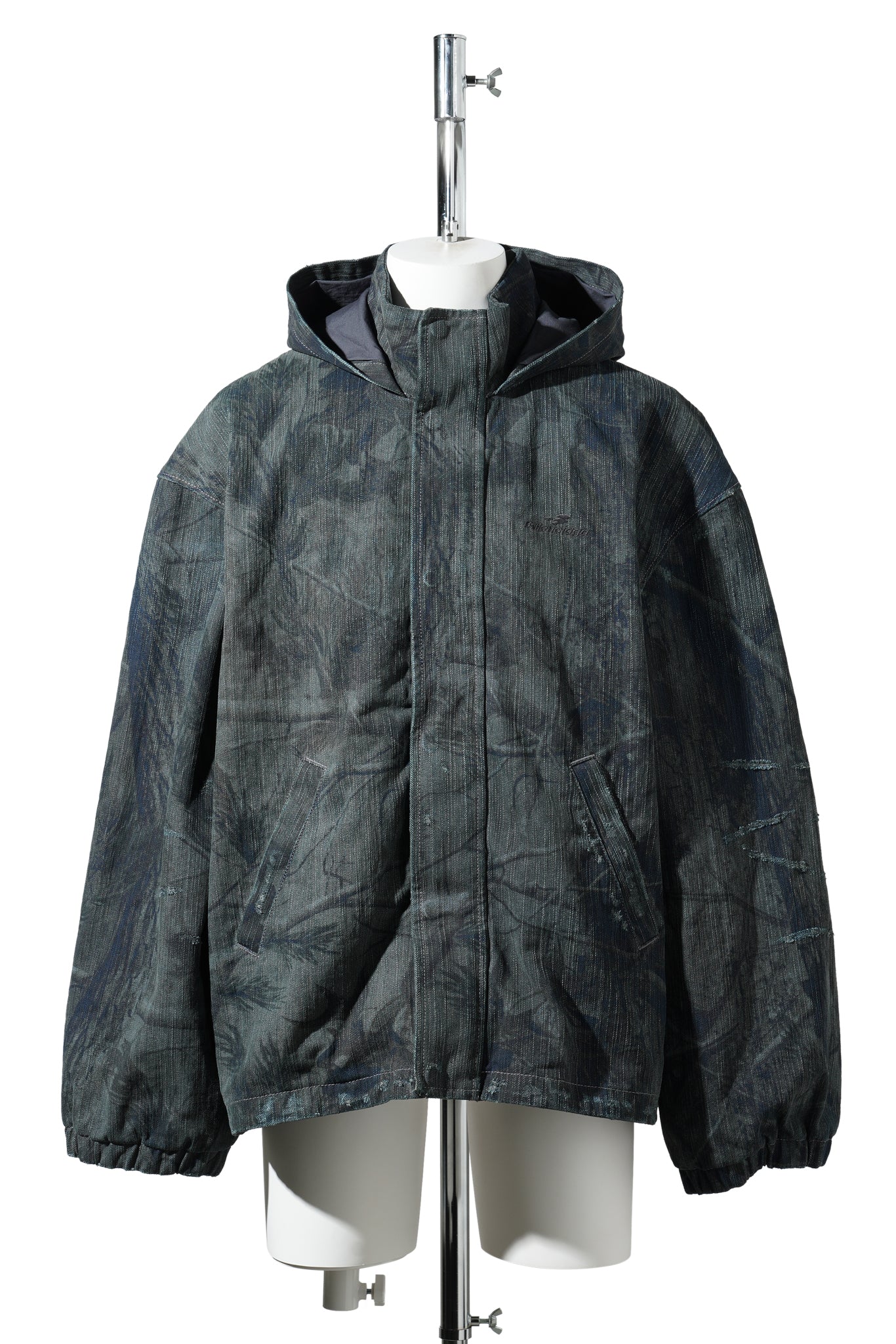 HOODED WORKWEAR JACKET / 2135:BROWN