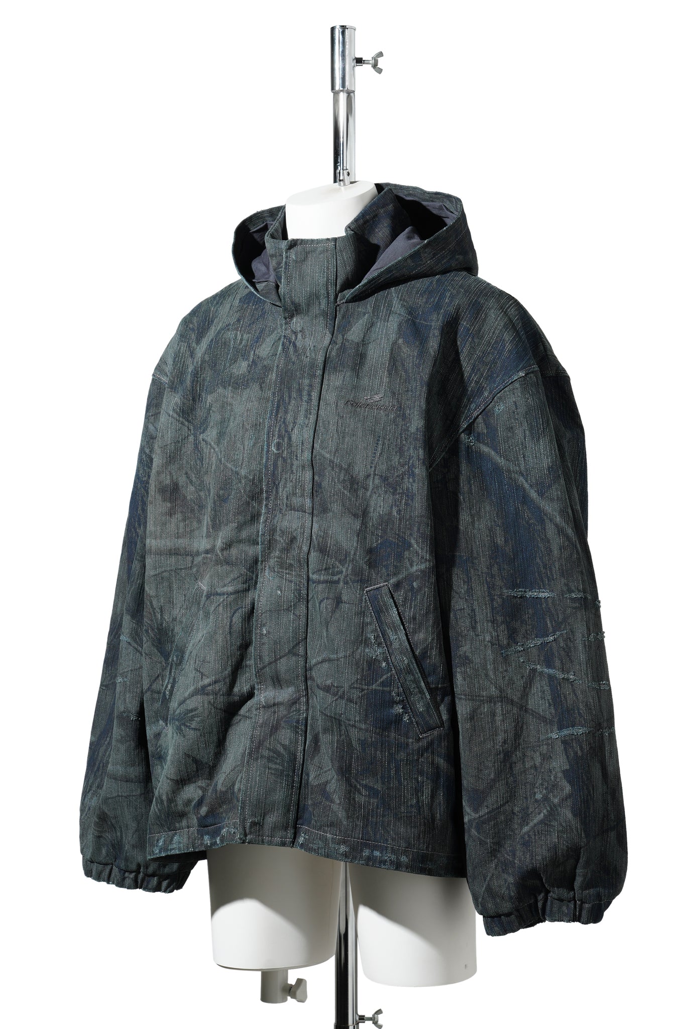 HOODED WORKWEAR JACKET / 2135:BROWN