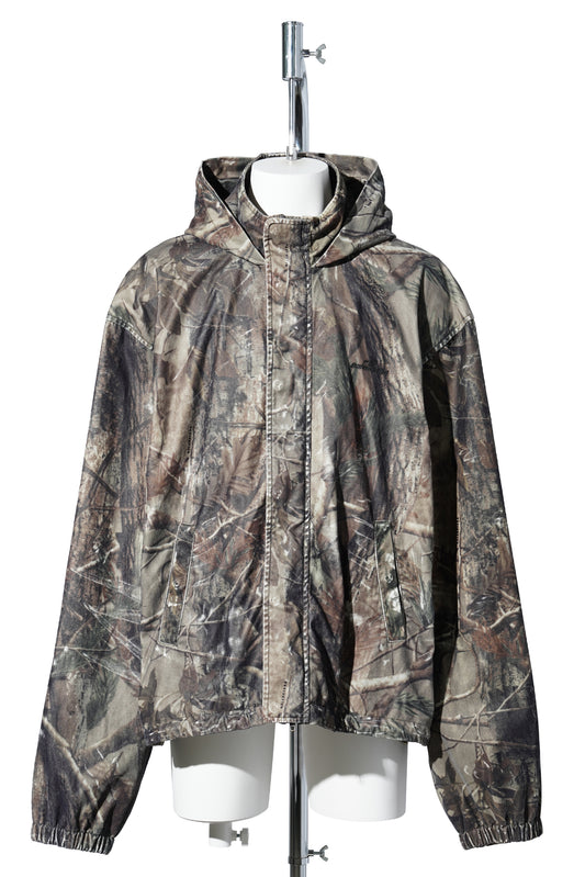 HOODED WORKWEAR JACKET / 2135:BROWN