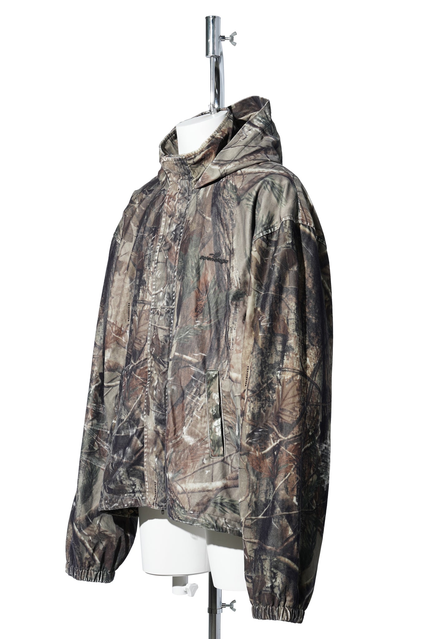 HOODED WORKWEAR JACKET / 2135:BROWN