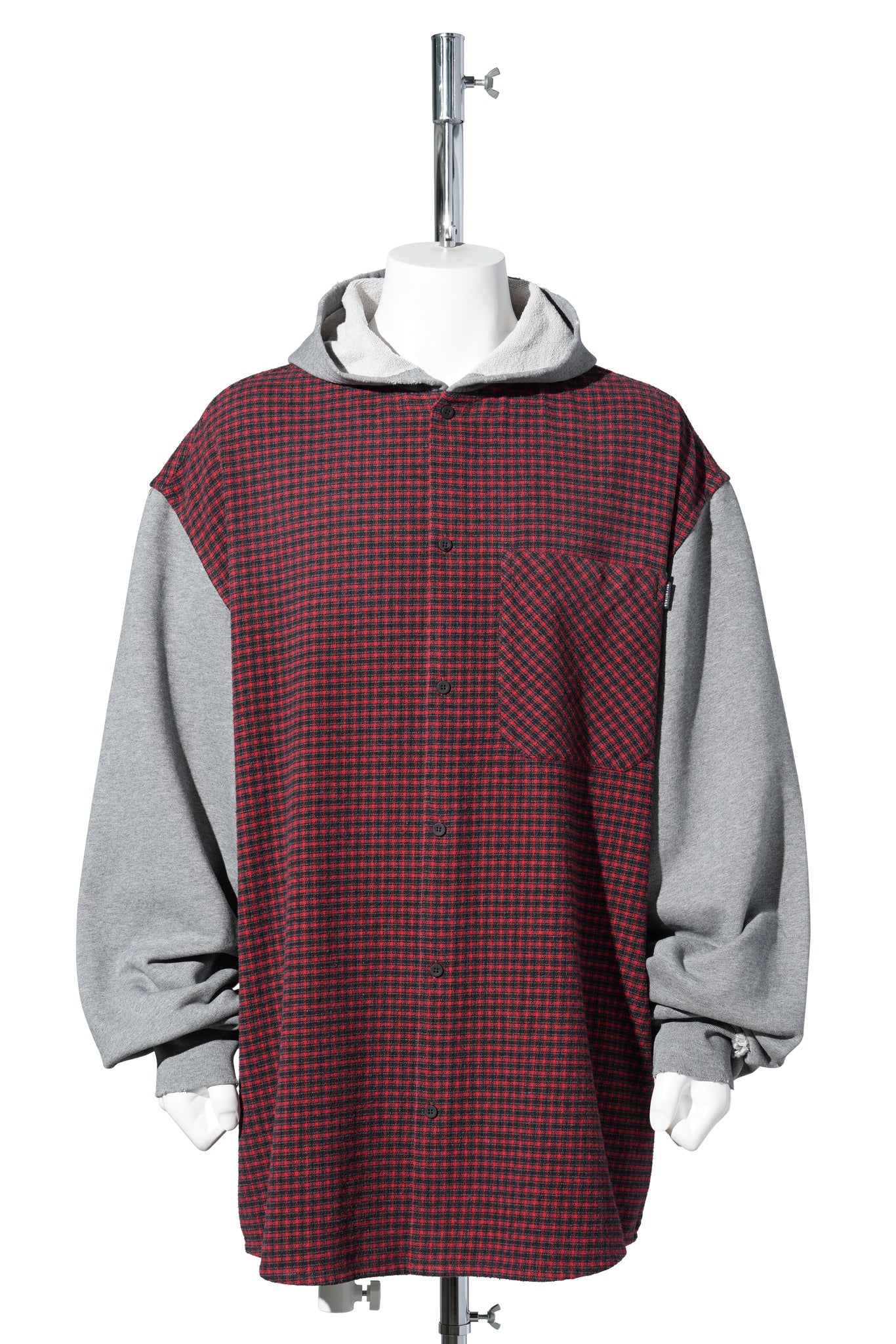 HOODED HYBRIT OUTERWEAR / 6400:RED