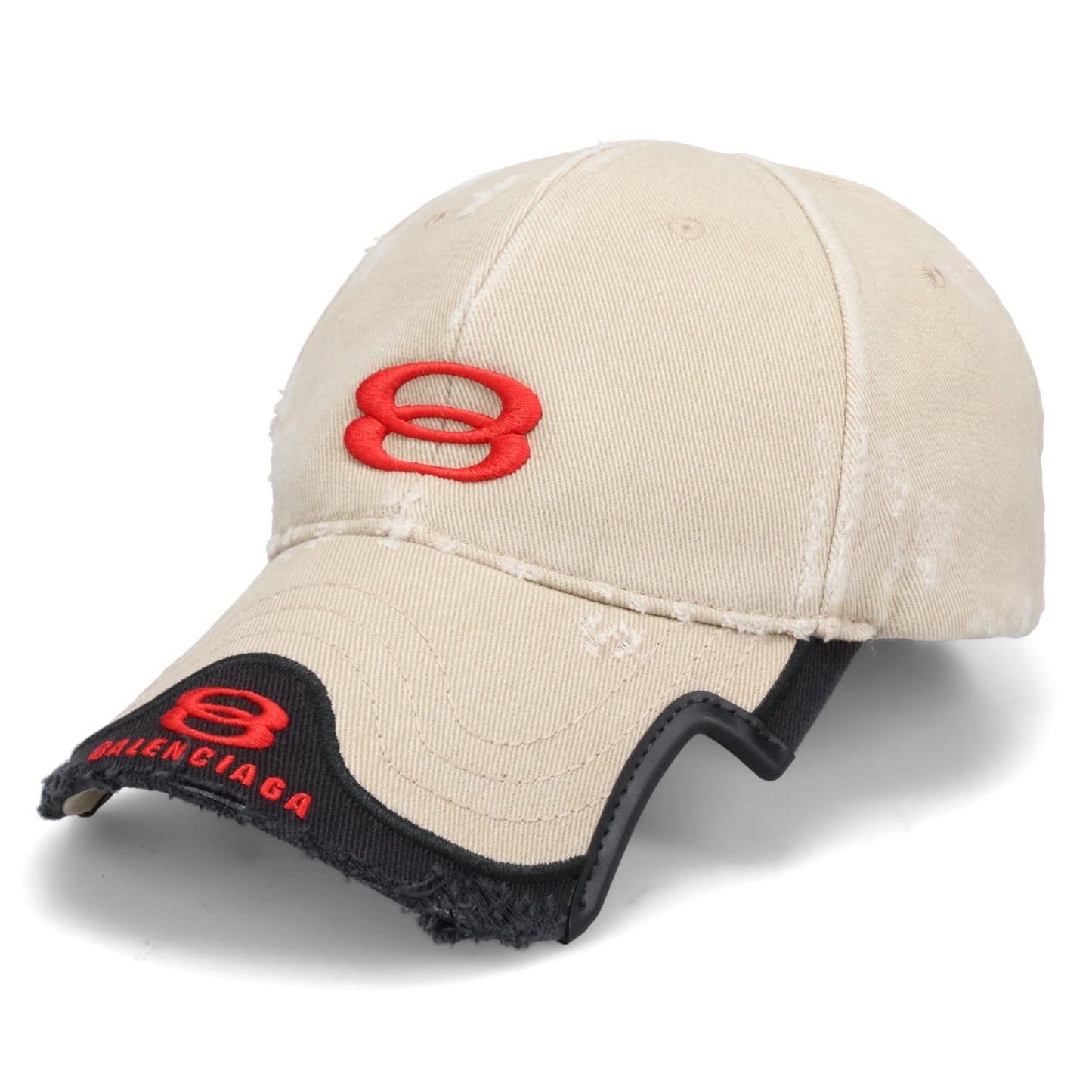 DOUBLE UNITY CAP / 2874:BEIGE/RED