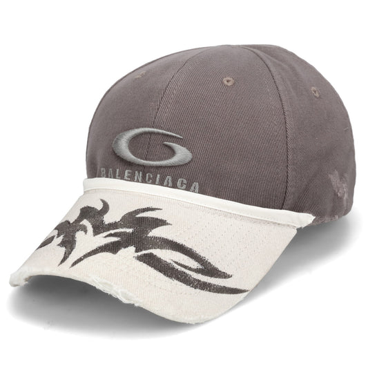 PATCHED VISOR CAP / 1260:GREY/WHITE