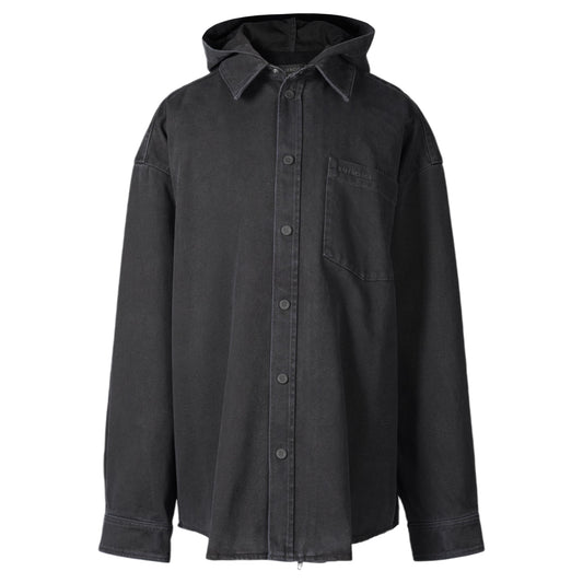 SHIRT PARKA / 1700:PEACH PITCH BLACK