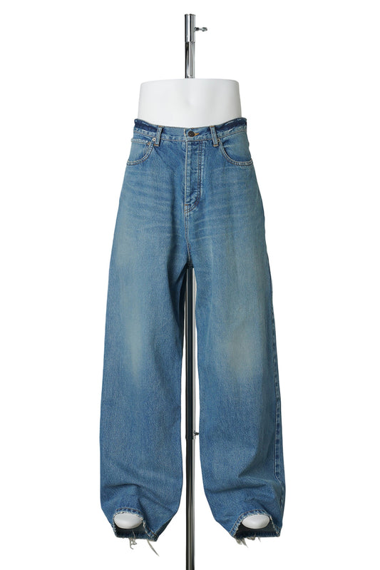 BAGGY FIT JEANS / 5002:DARK BLUE