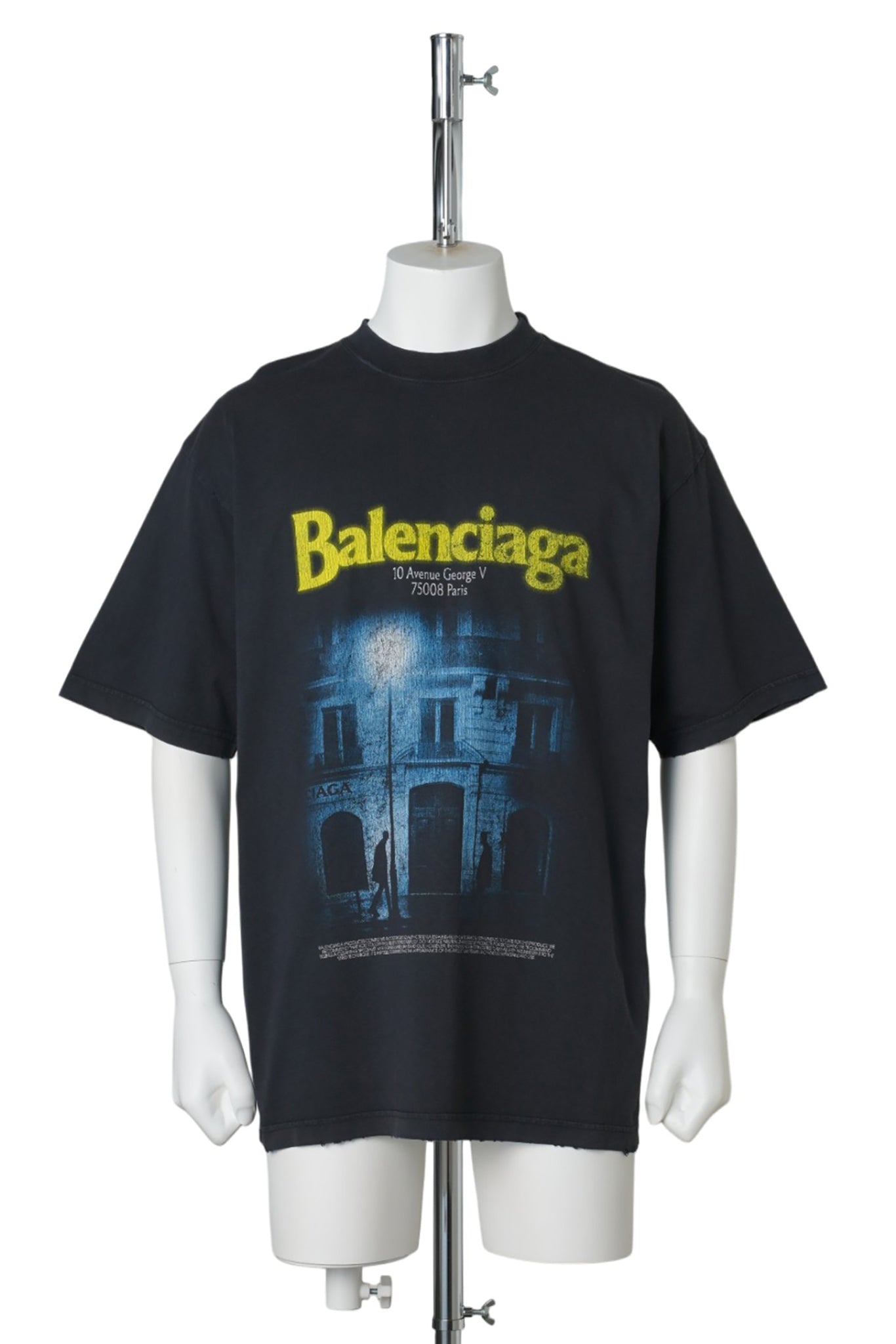 MEDIUM FIT T-SHIRT / 1041:FADED WASHED BLACK