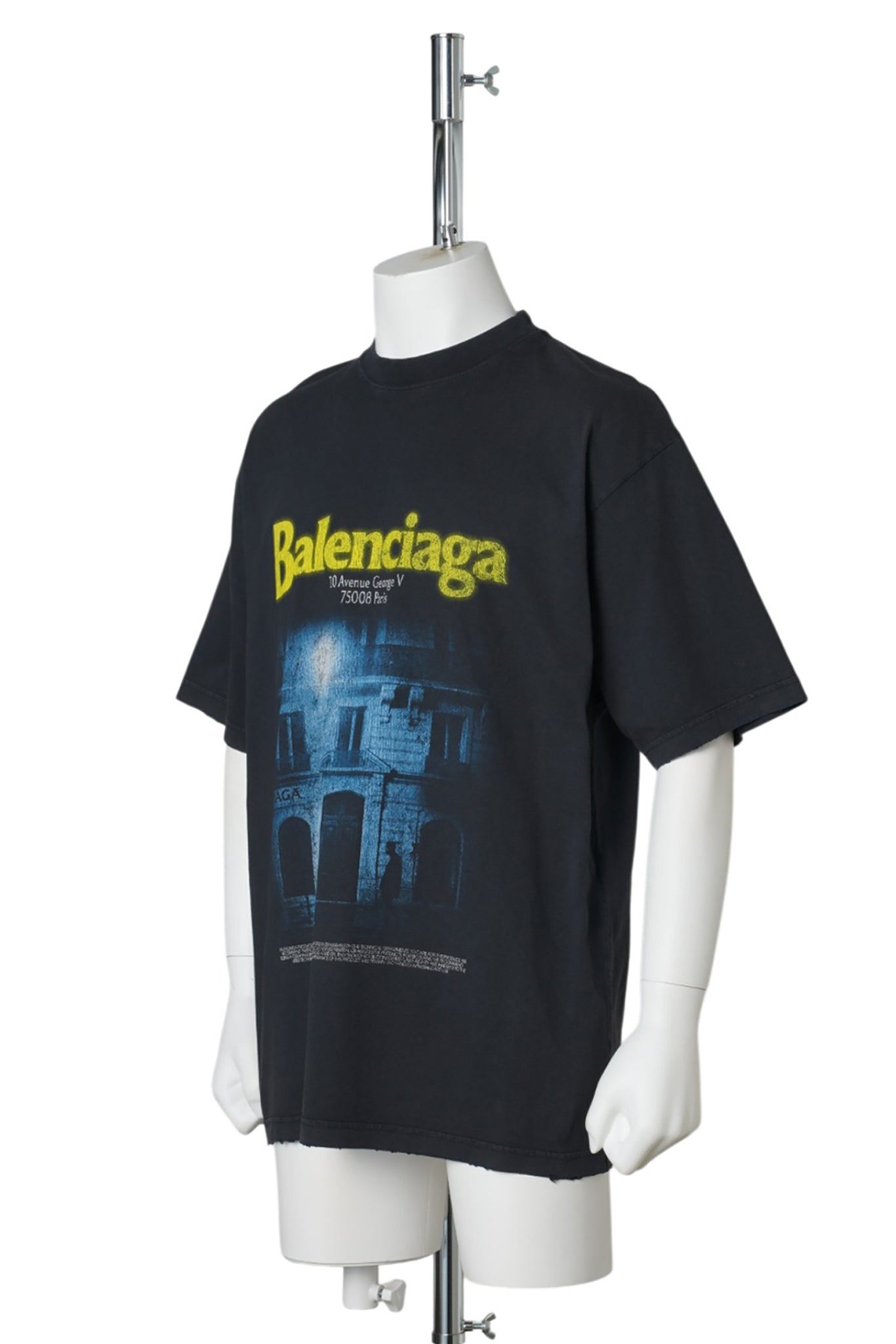 MEDIUM FIT T-SHIRT / 1041:FADED WASHED BLACK