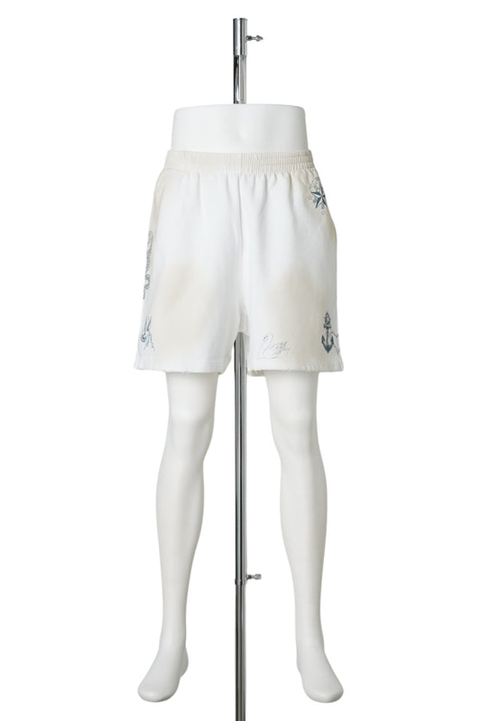 RELAXED FIT SHORTS / 9000:WHITE
