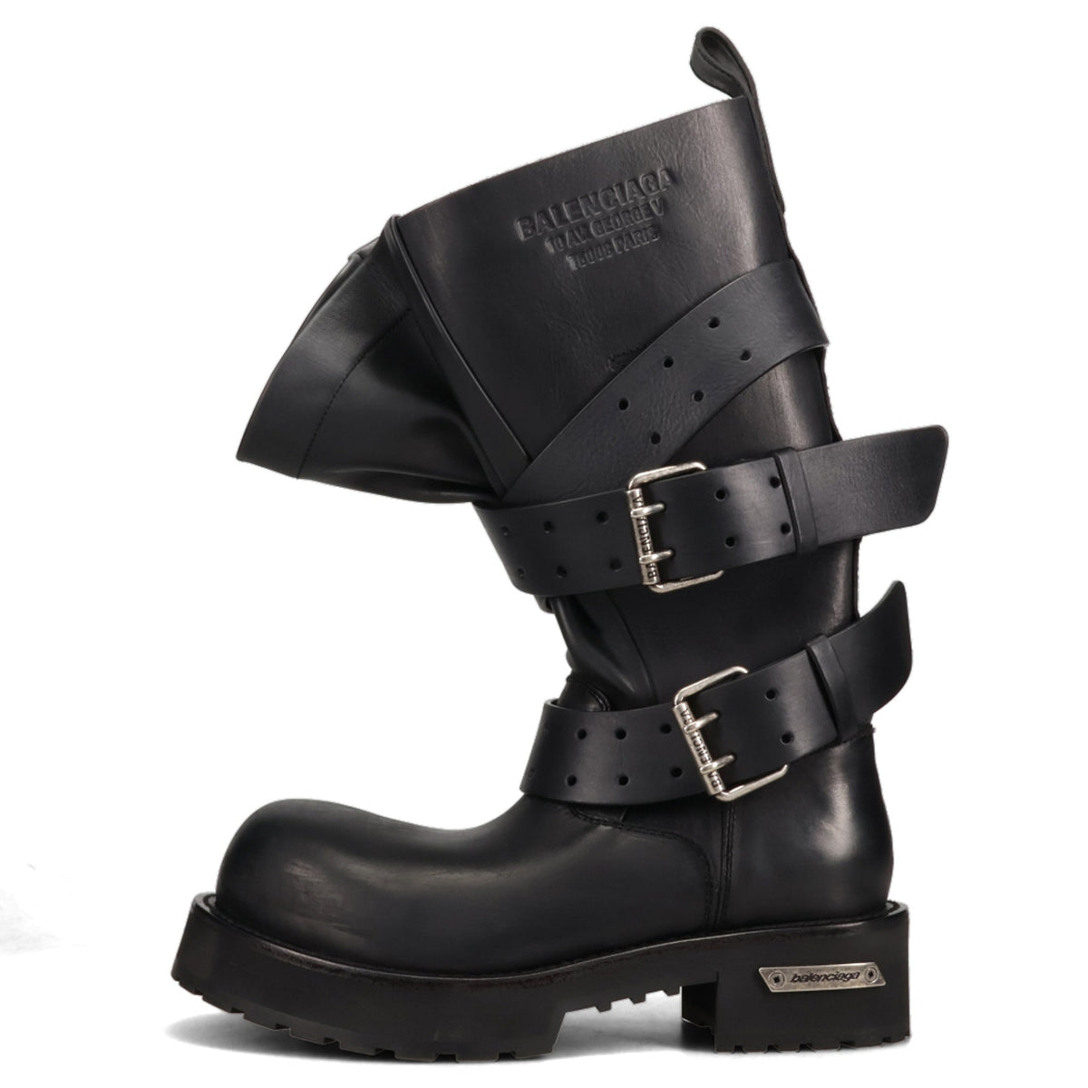 VENOM BOOT LEATH/BELT BUCKLES / 1000:BLACK/SILVER