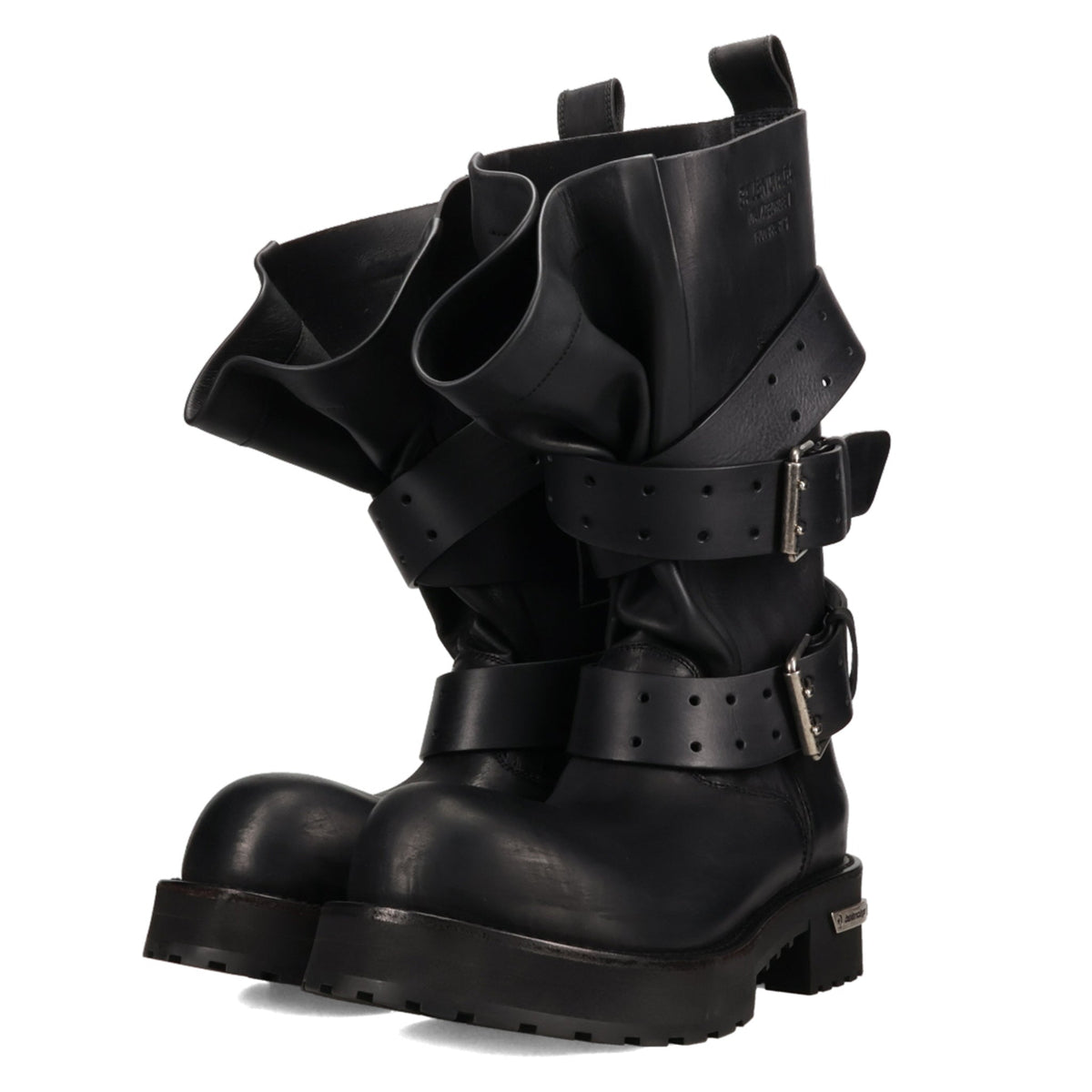 VENOM BOOT LEATH/BELT BUCKLES / 1000:BLACK/SILVER