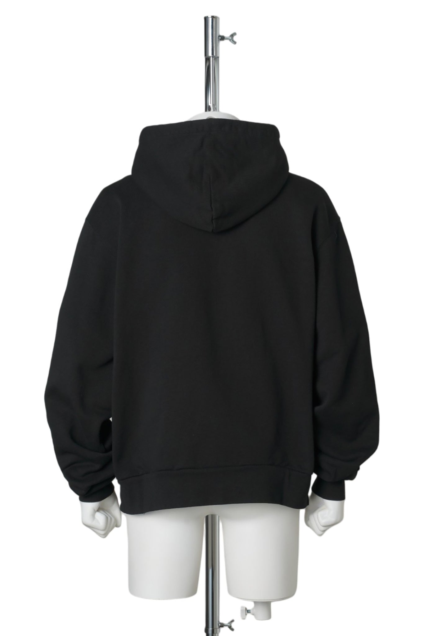 OVERSIZED ZIP-UP HOODIE / 1000:BLACK