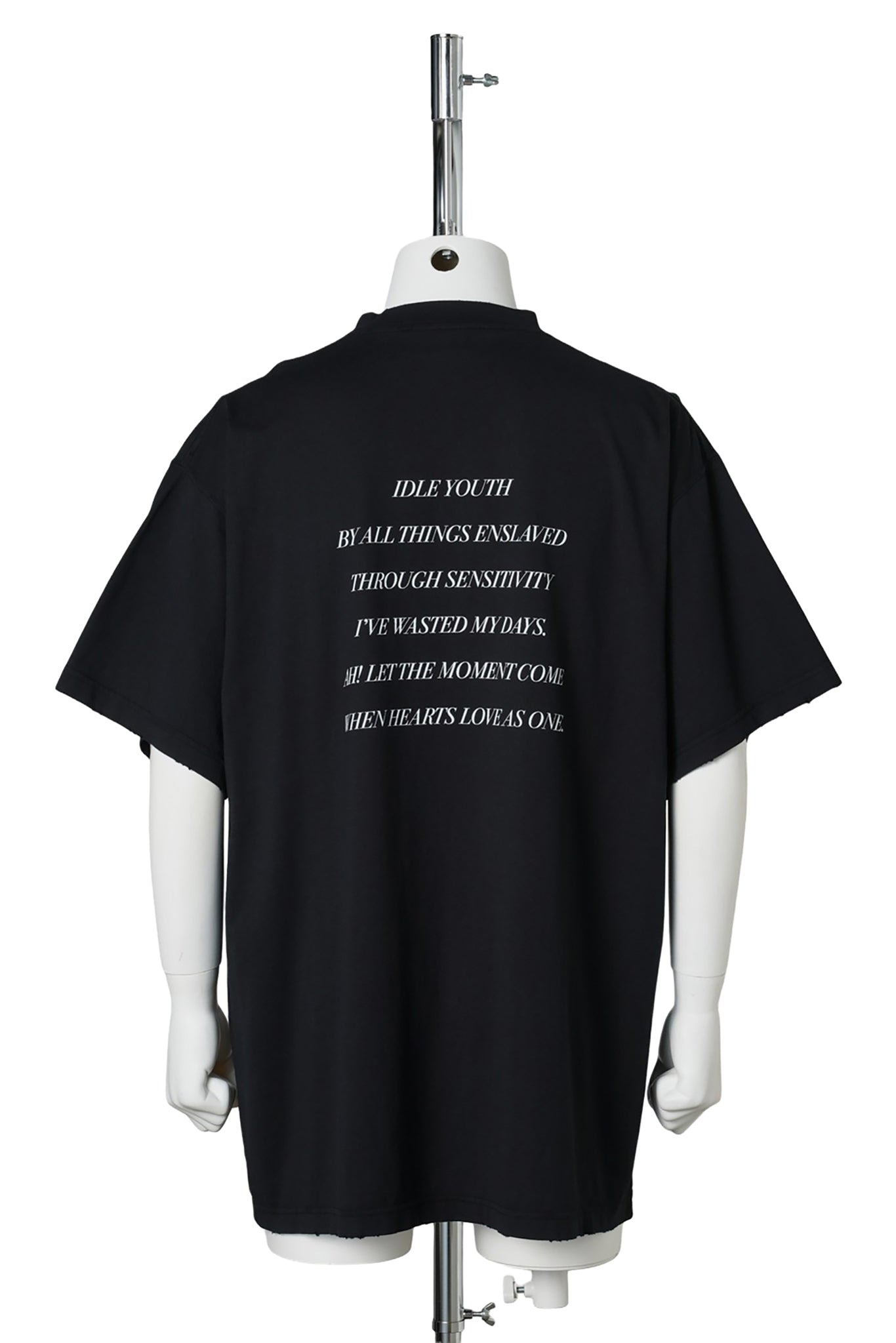 OVERSIZED T-SHIRT / 1000:BLACK