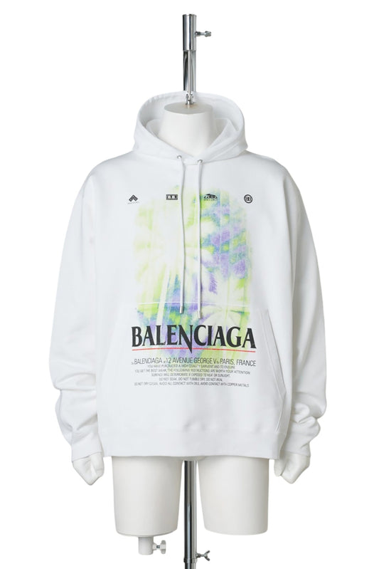 OVERSIZED HOODIE / 9000:WHITE