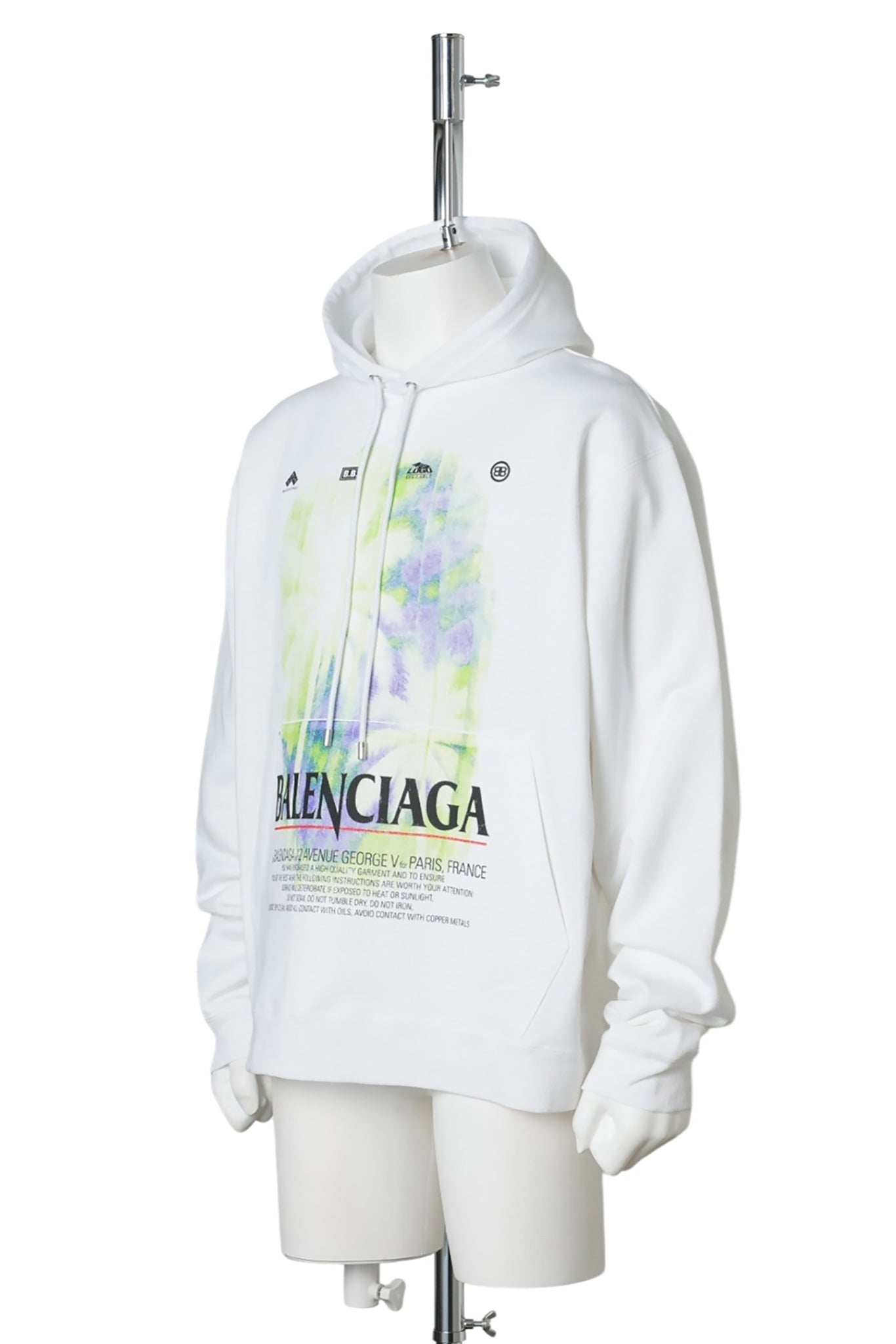 OVERSIZED HOODIE / 9000:WHITE