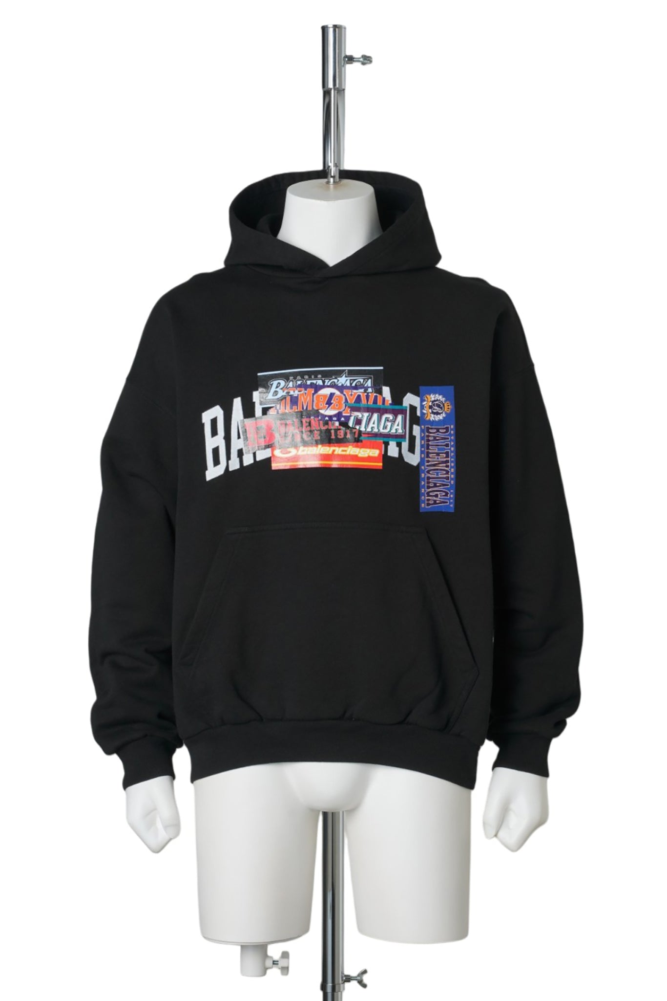 MEDIUM FIT HOODIE / 1000:BLACK
